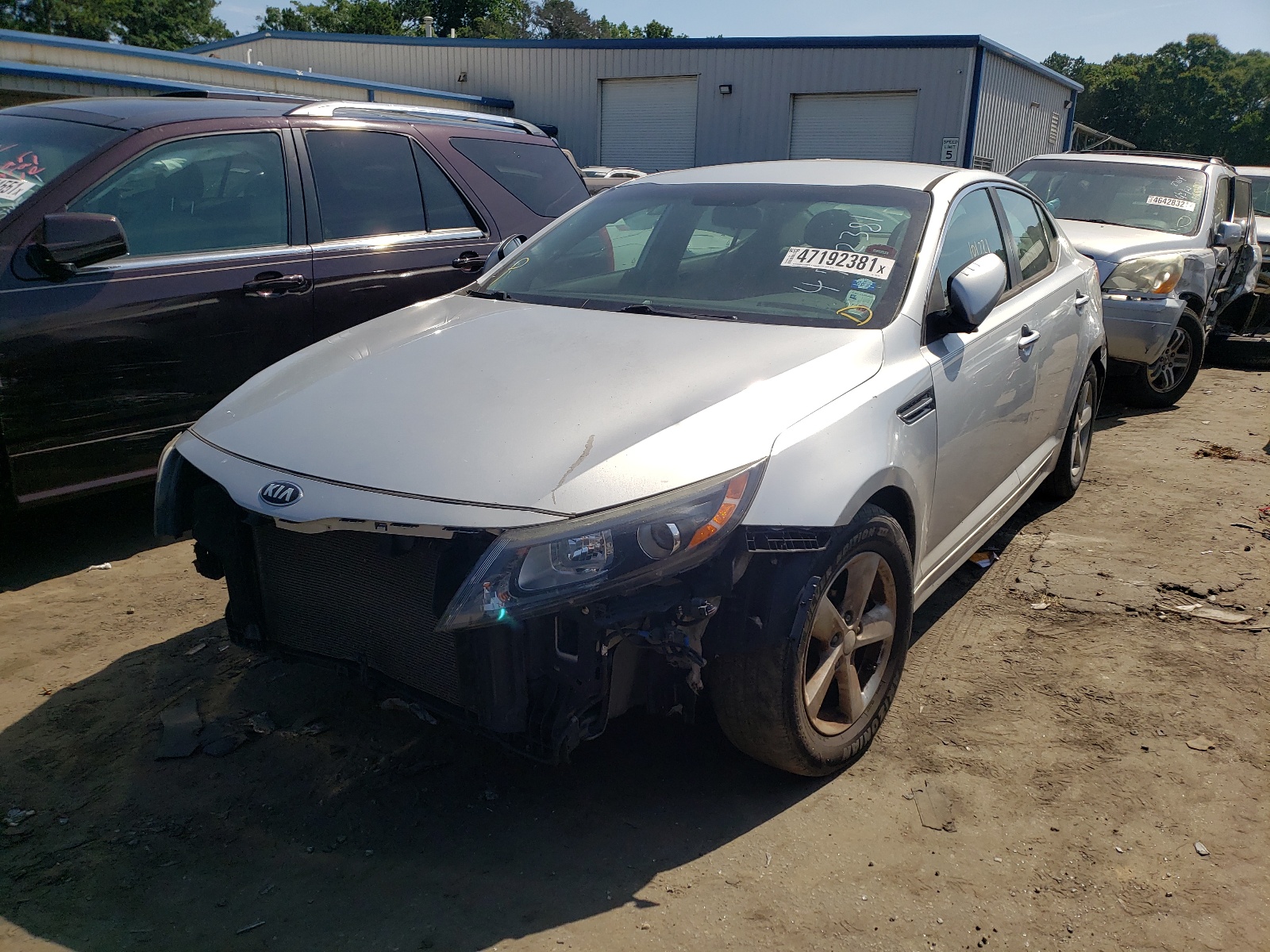 Photo 2 from auction – 2015 KIA OPTIMA LX with VIN 5XXGM4A75FG401718