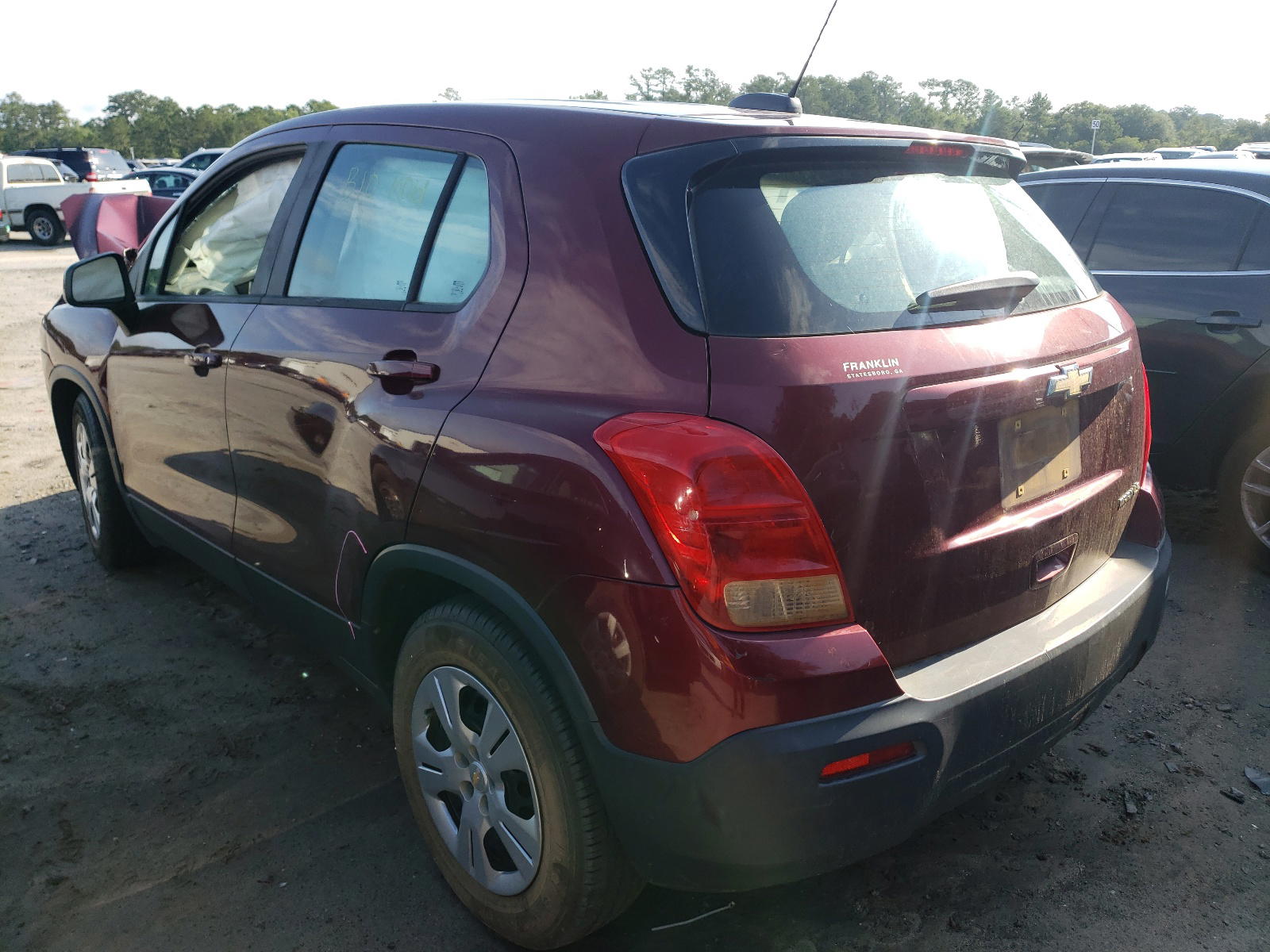 Photo 3 from auction – 2016 CHEVROLET TRAX LS with VIN 3GNCJKSB5GL273038