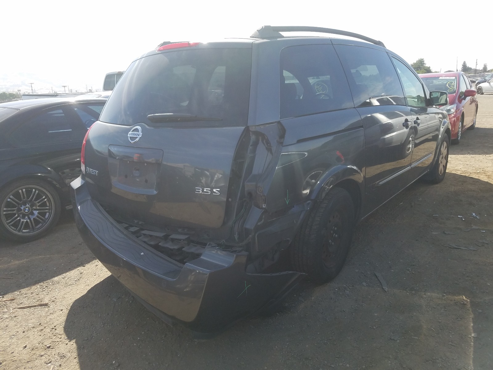 Photo 4 from auction – 2005 NISSAN QUEST S with VIN 5N1BV28U75N119649