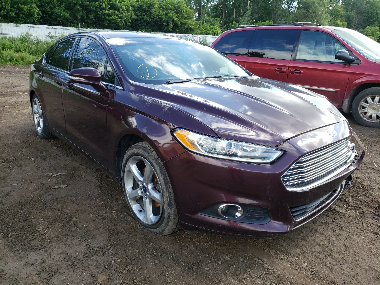Photo 1 from auction – 2013 FORD FUSION SE with VIN 3FA6P0HR2DR384190