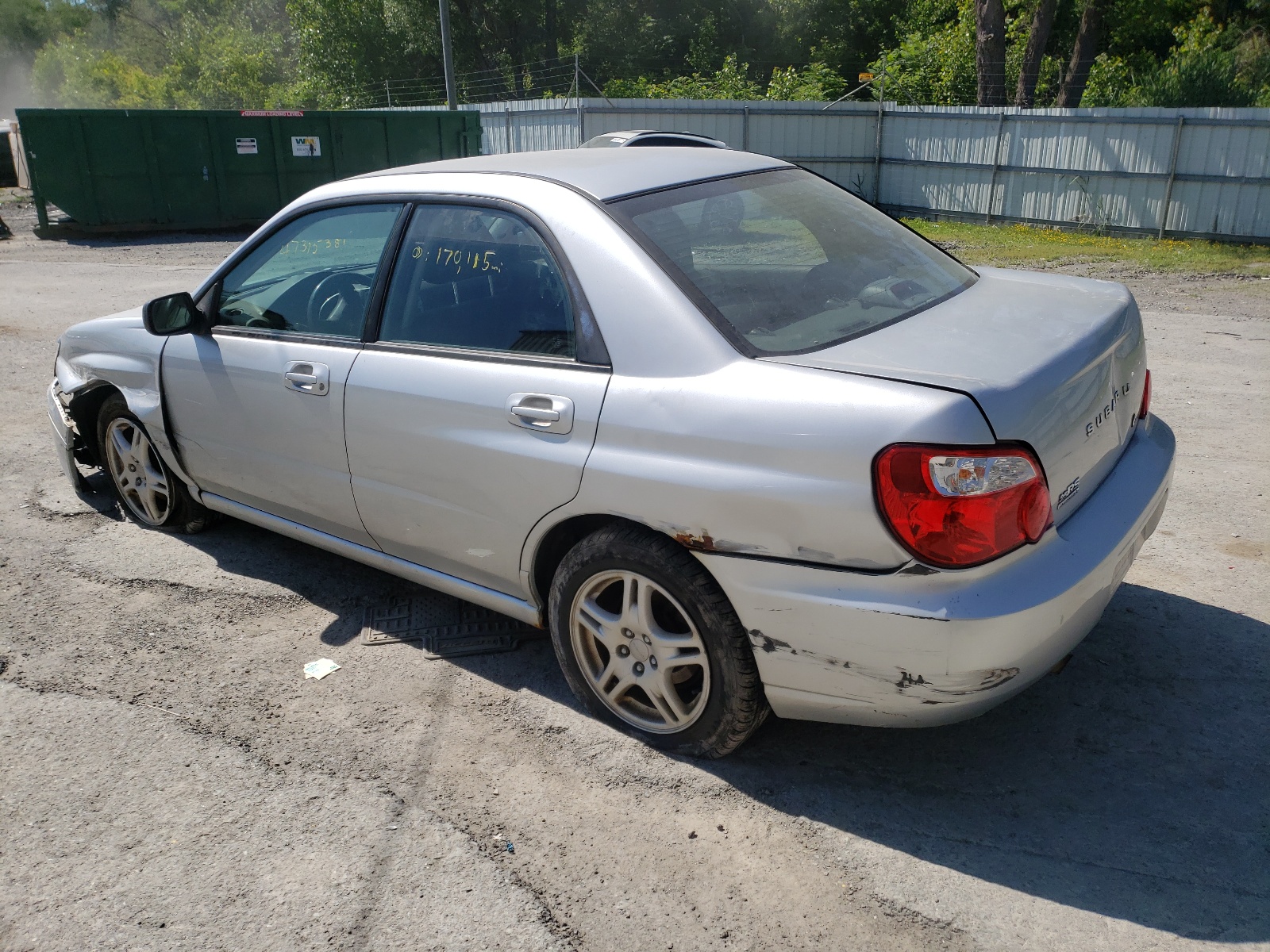 Photo 3 from auction – 2005 SUBARU IMPREZA RS with VIN JF1GD67535G516073