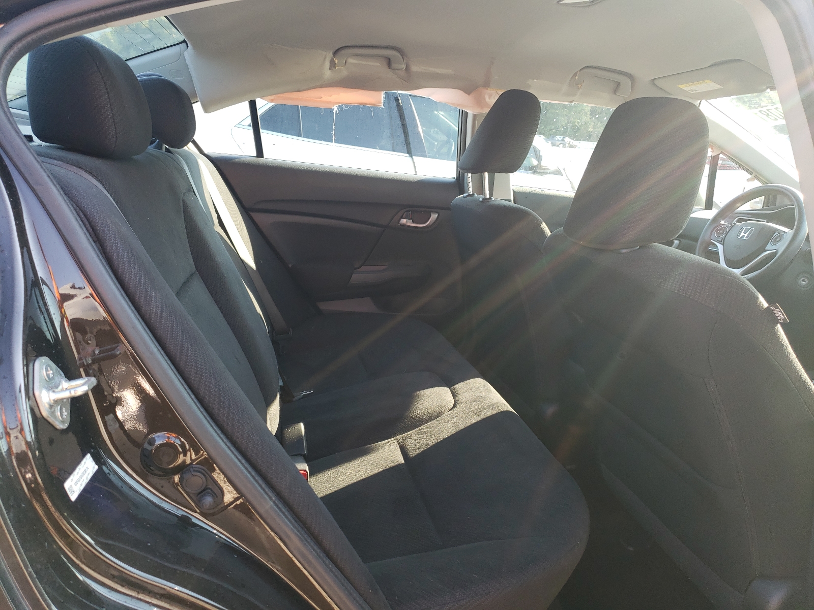 Photo 6 from auction – 2013 HONDA CIVIC LX with VIN 19XFB2F54DE238174
