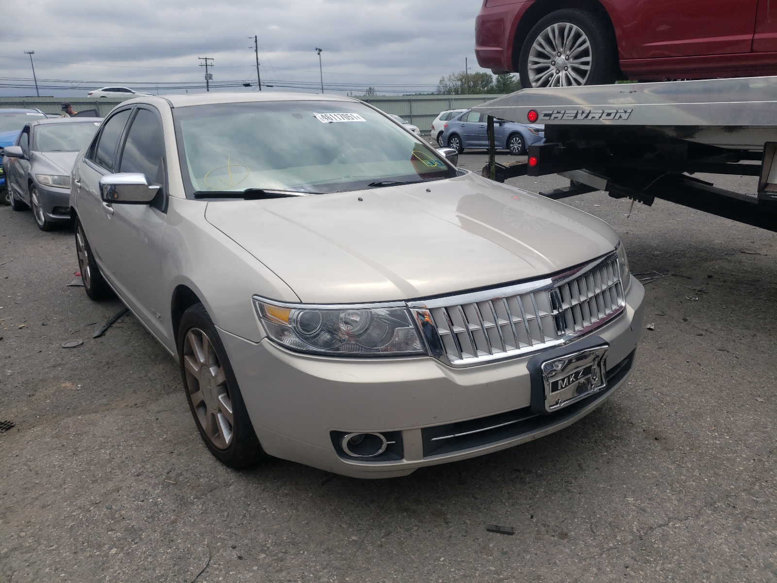 LINCOLN MKZ 2009 with VIN 3LNHM28T89R616832 - Photo from auction