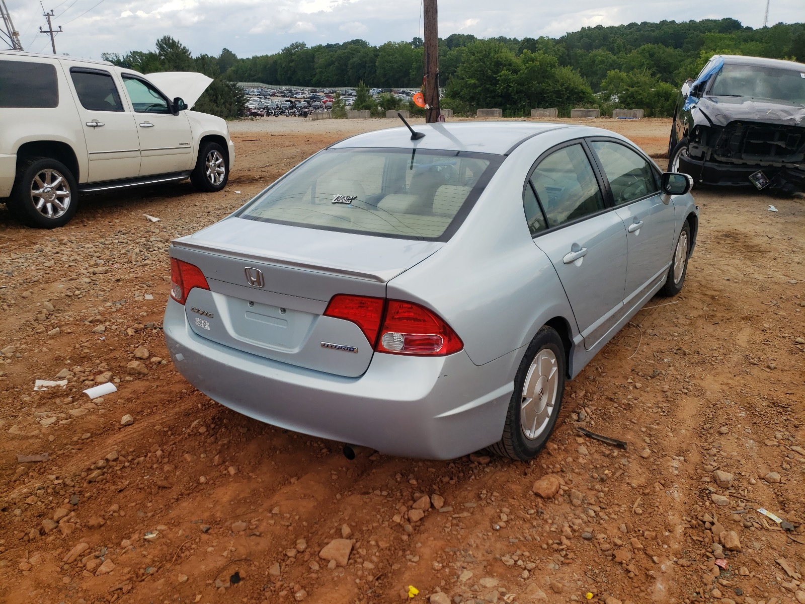 Photo 4 from auction – 2008 HONDA CIVIC HYBR with VIN JHMFA36238S015401