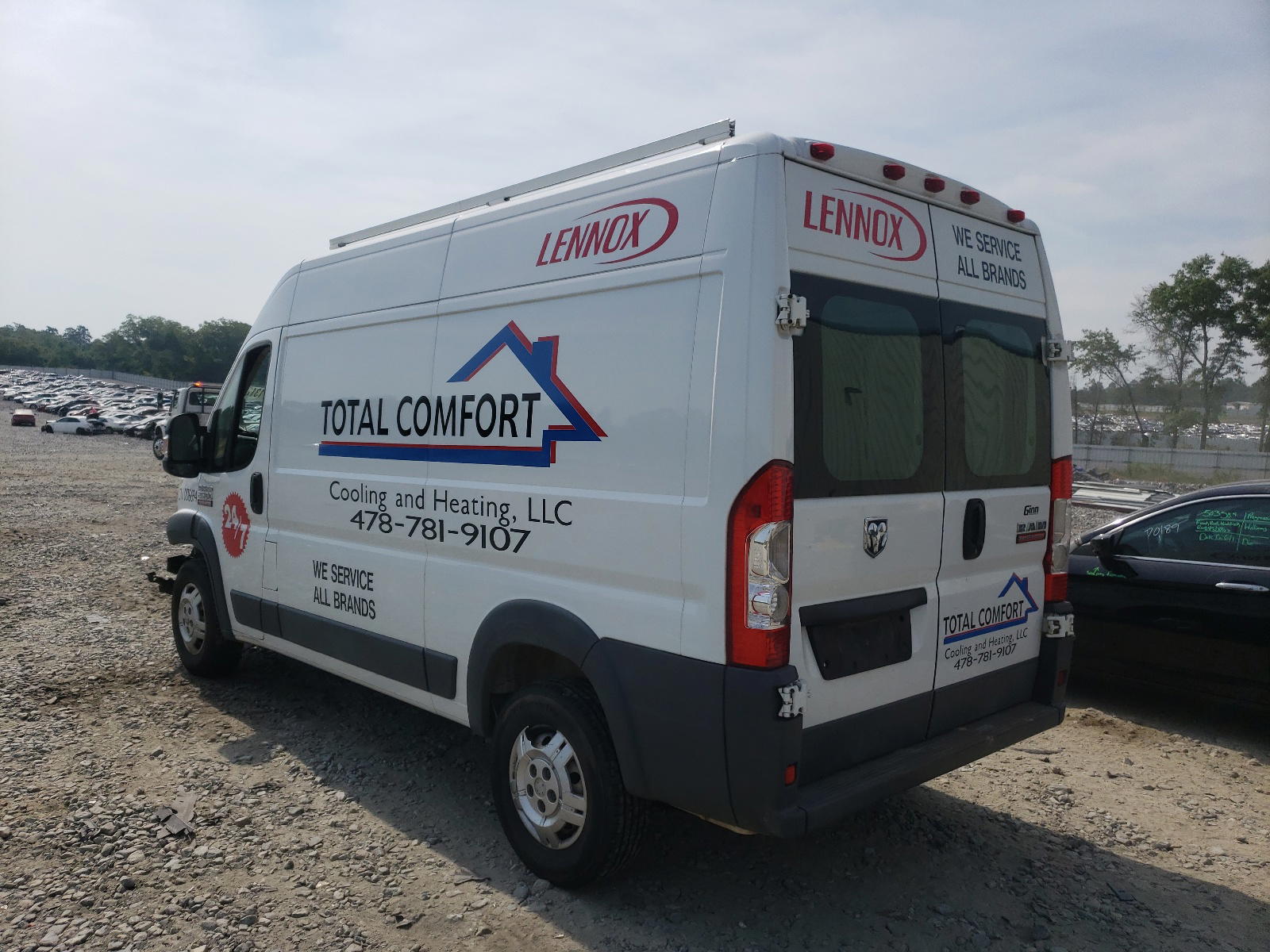 Photo 3 from auction – 2014 RAM PROMASTER with VIN 3C6TRVCG7EE107299