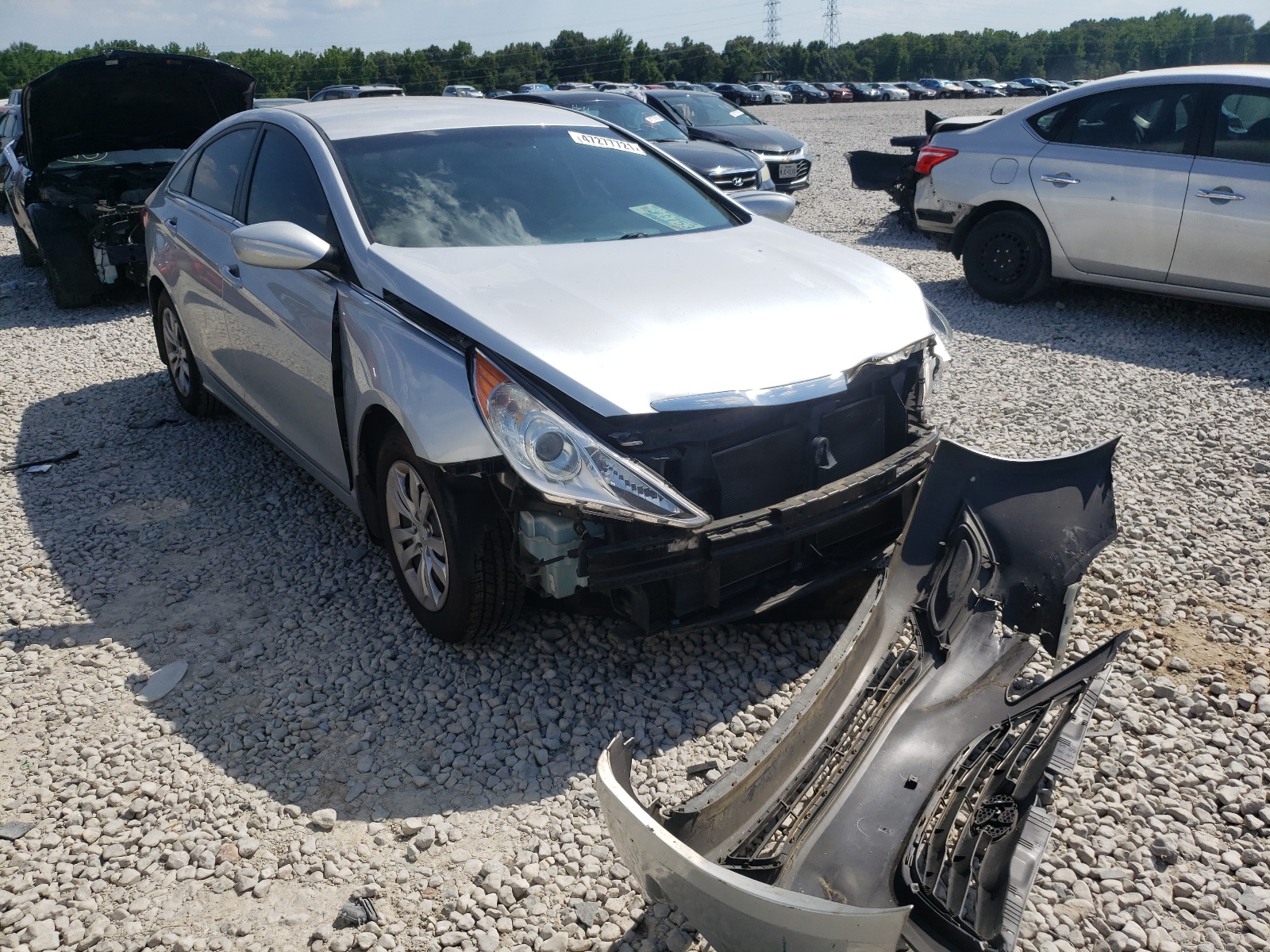 Photo 1 from auction – 2013 HYUNDAI SONATA GLS with VIN 5NPEB4AC1DH595630