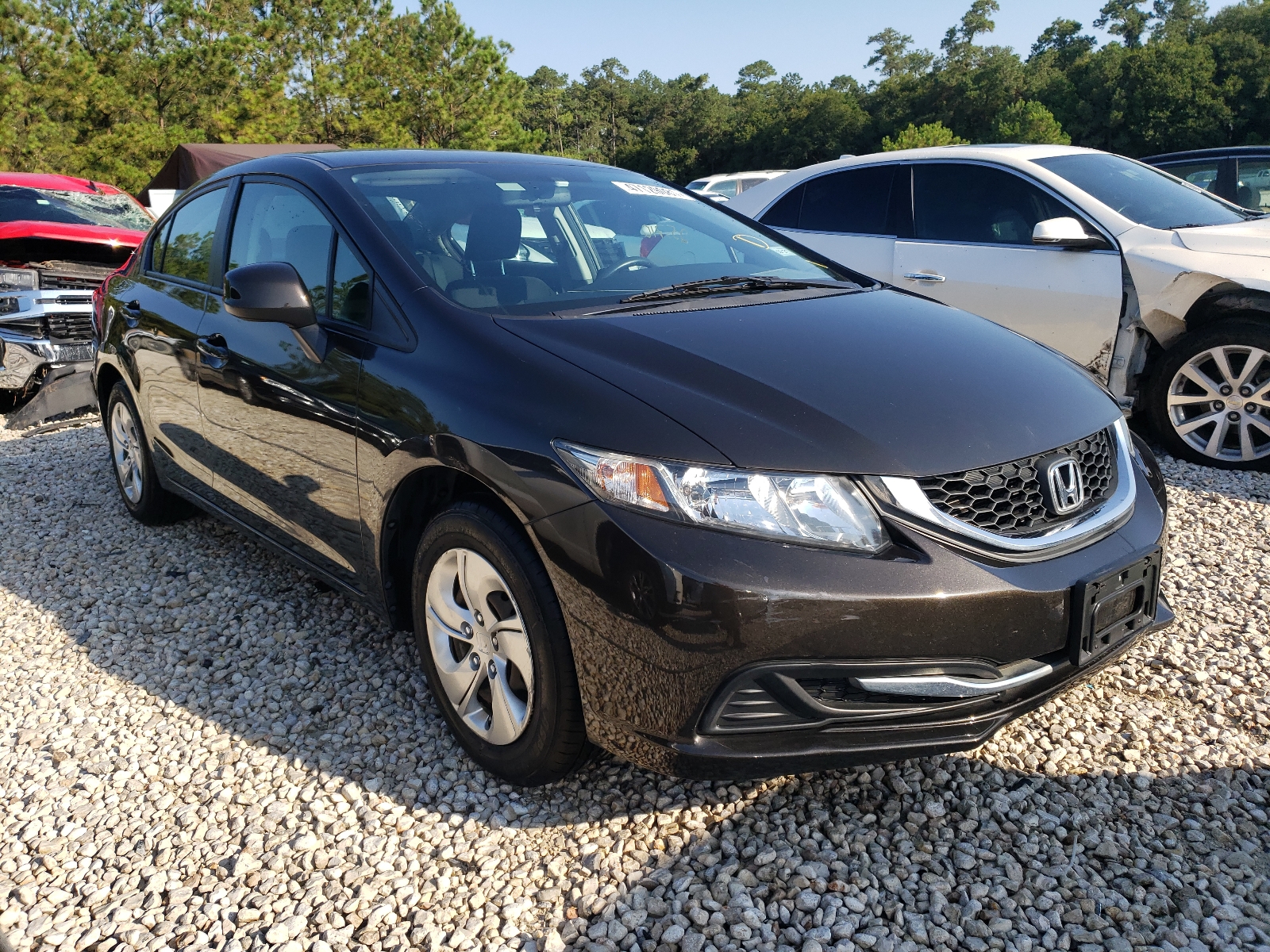 HONDA CIVIC LX 2013 with VIN 19XFB2F54DE238174 - Photo from auction