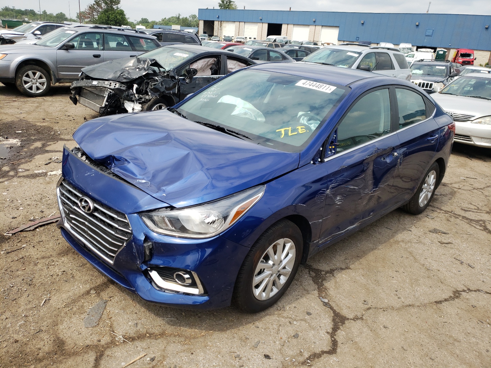 Photo 2 from auction – 2021 HYUNDAI ACCENT SE with VIN 3KPC24A68ME133751