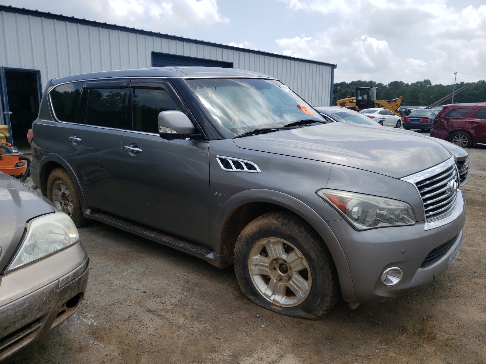 INFINITI QX80 2014 with VIN JN8AZ2NEXE9067125 - Photo from auction