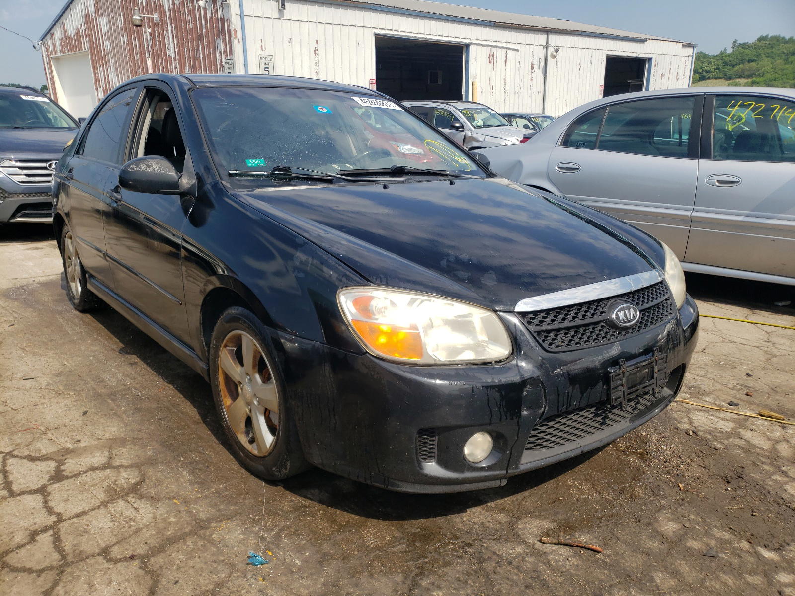 KIA SPECTRA EX 2008 with VIN KNAFE121885016241 - Photo from auction