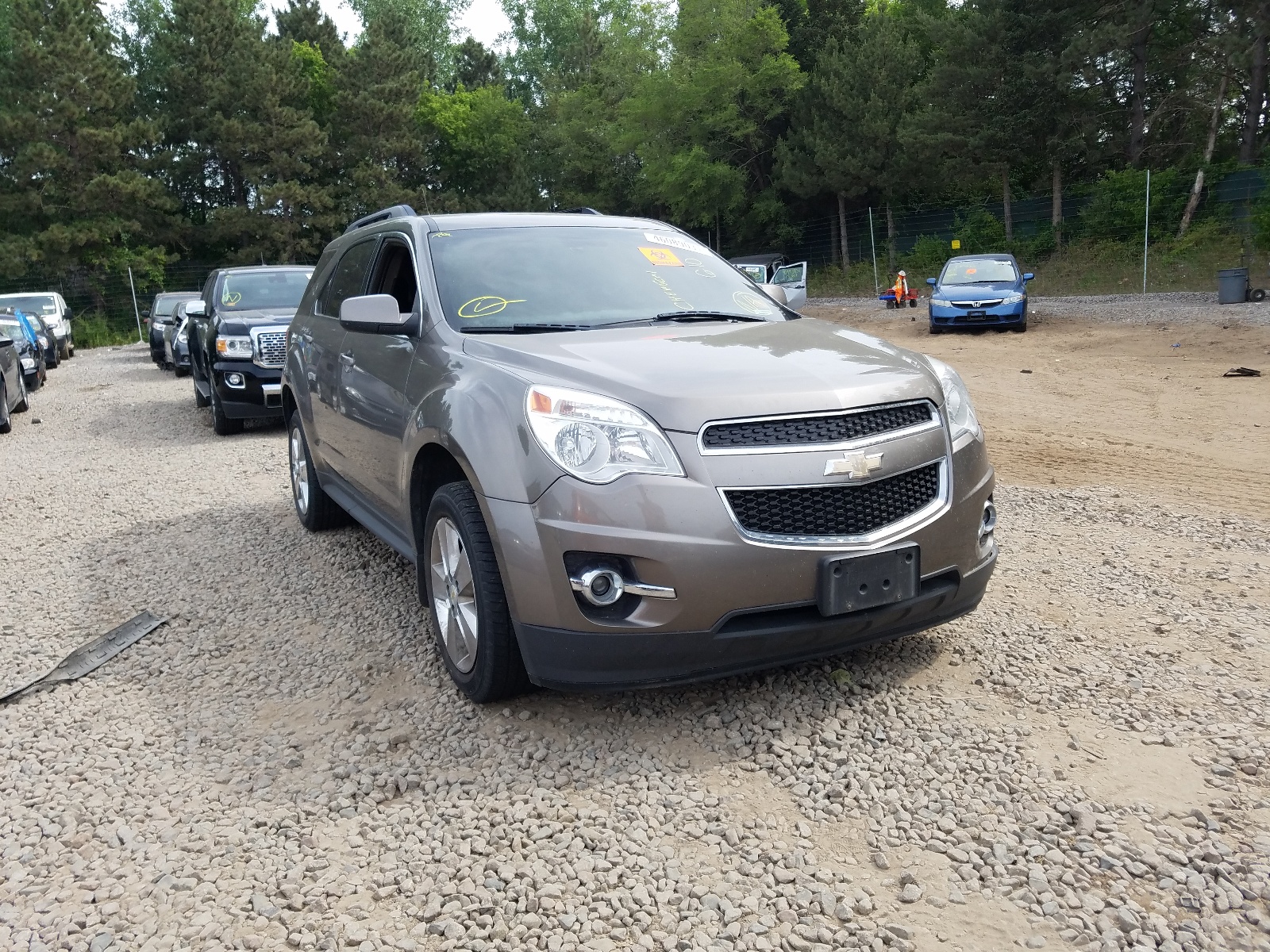 CHEVROLET EQUINOX LT 2012 with VIN 2GNFLNEK8C6375257 - Photo from auction