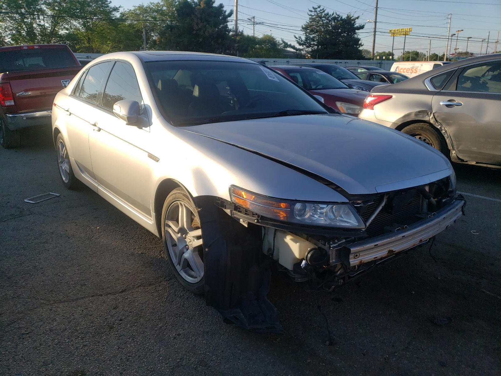 ACURA TL 2008 with VIN 19UUA66268A034154 - Photo from auction