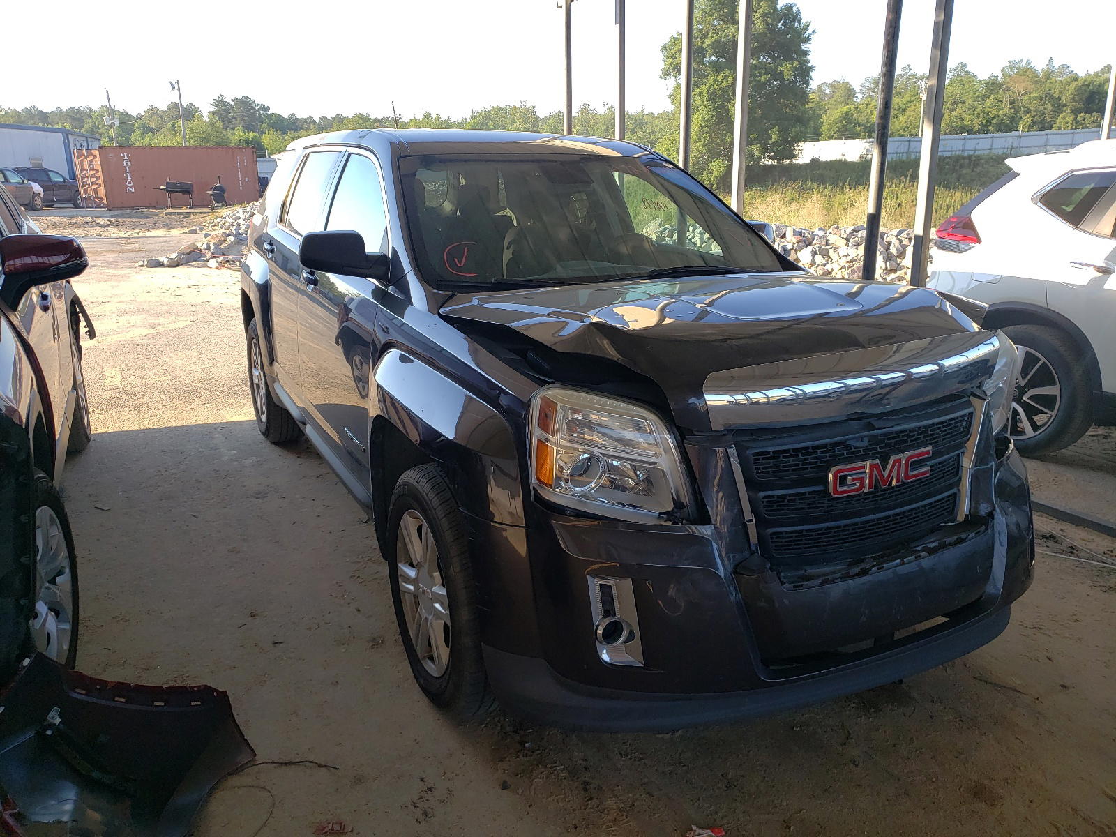 GMC TERRAIN SL 2014 with VIN 2GKALMEK7E6293556 - Photo from auction