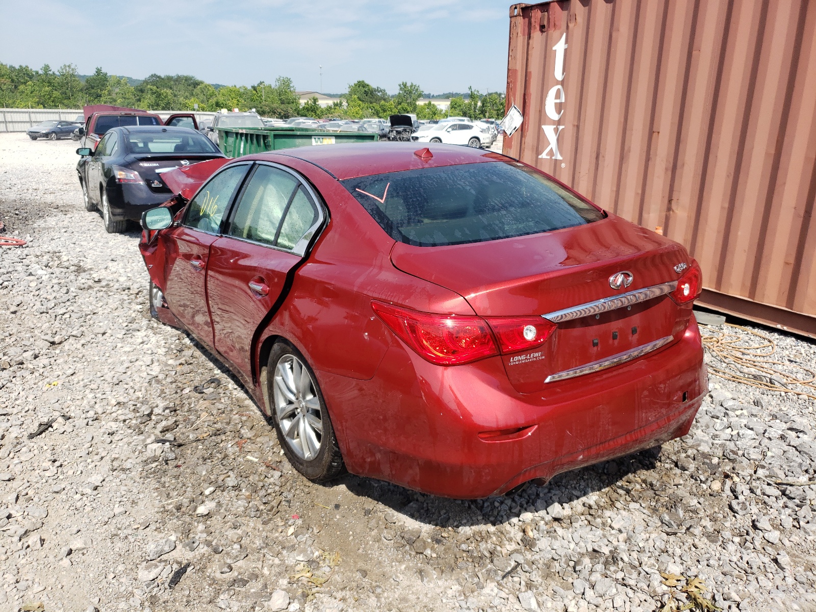 Photo 3 from auction – 2015 INFINITI Q50 BASE with VIN JN1BV7AP7FM337297
