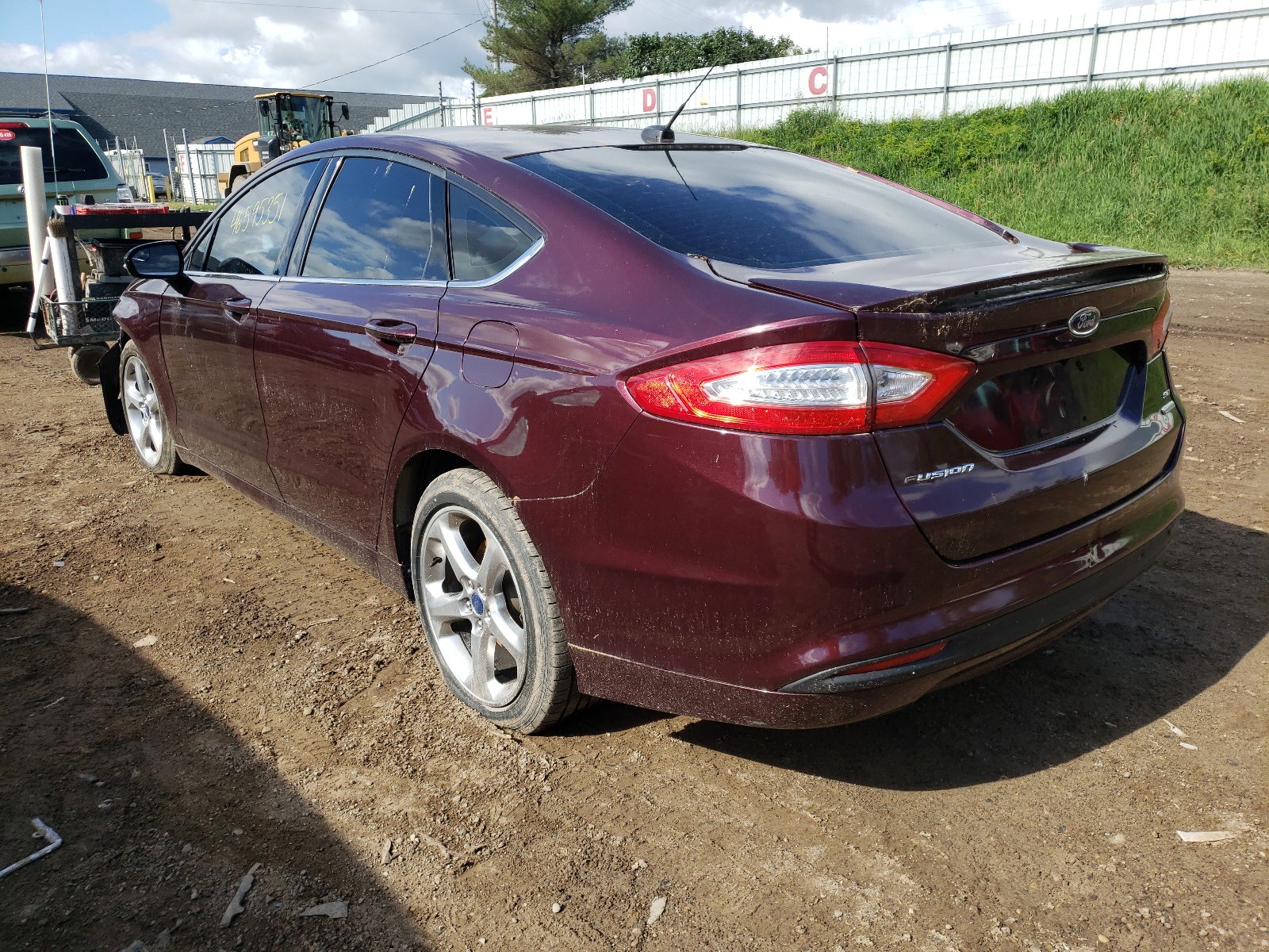 Photo 3 from auction – 2013 FORD FUSION SE with VIN 3FA6P0HR2DR384190