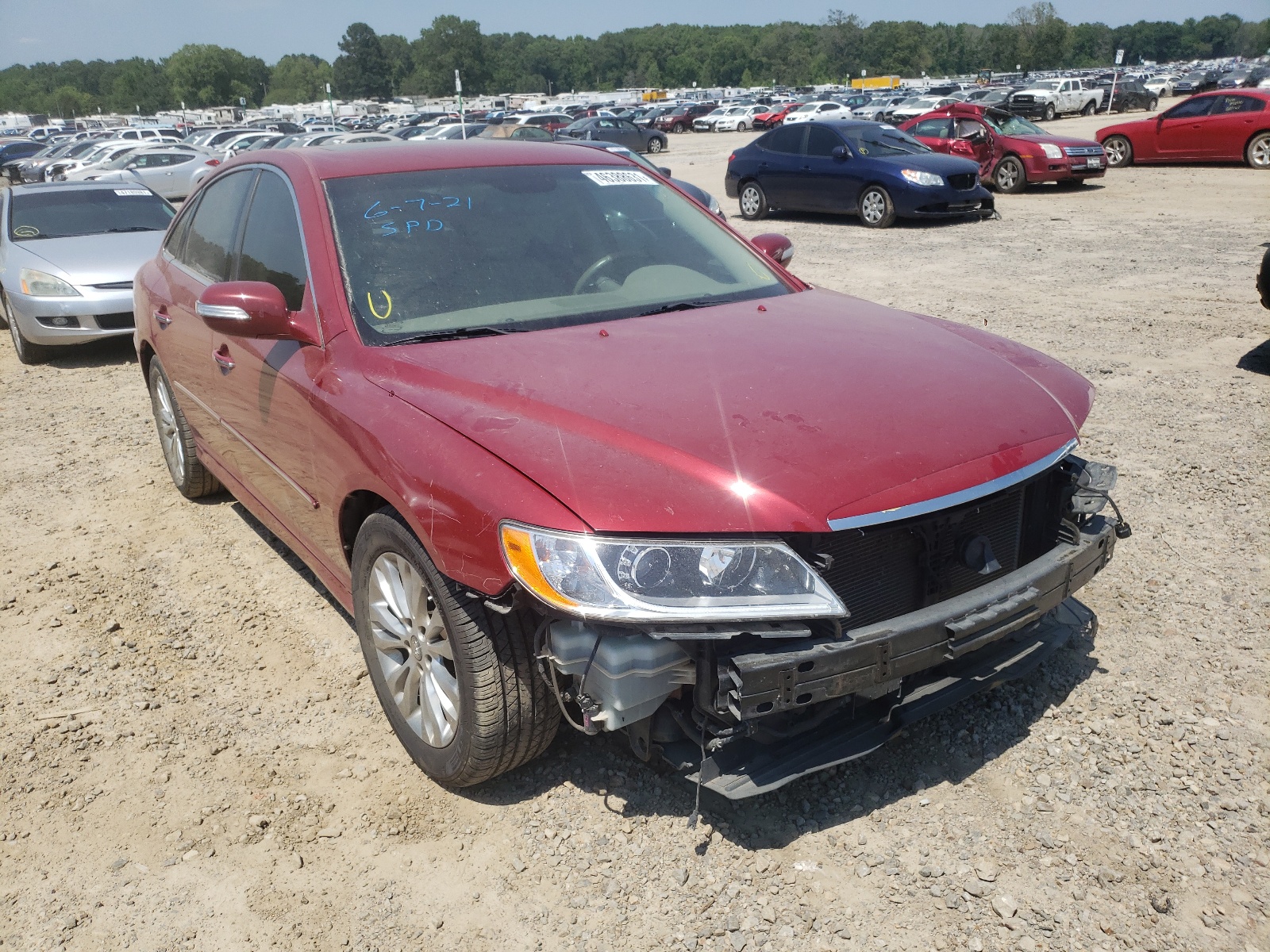 Photo 1 from auction – 2011 HYUNDAI AZERA GLS with VIN KMHFC4DF4BA544307