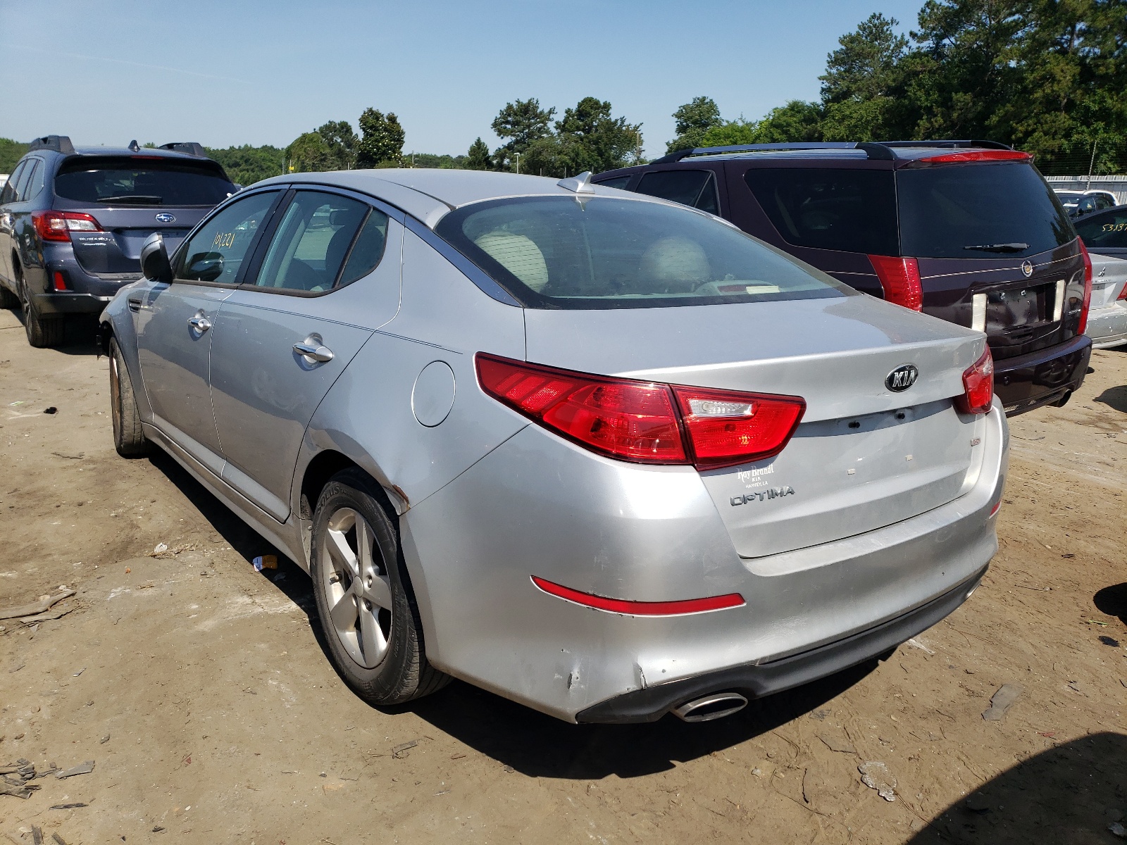 Photo 3 from auction – 2015 KIA OPTIMA LX with VIN 5XXGM4A75FG401718