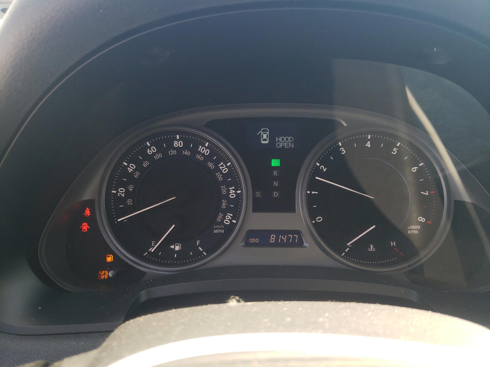 Photo 8 from auction – 2010 LEXUS IS 250 with VIN JTHCF5C20A5042628