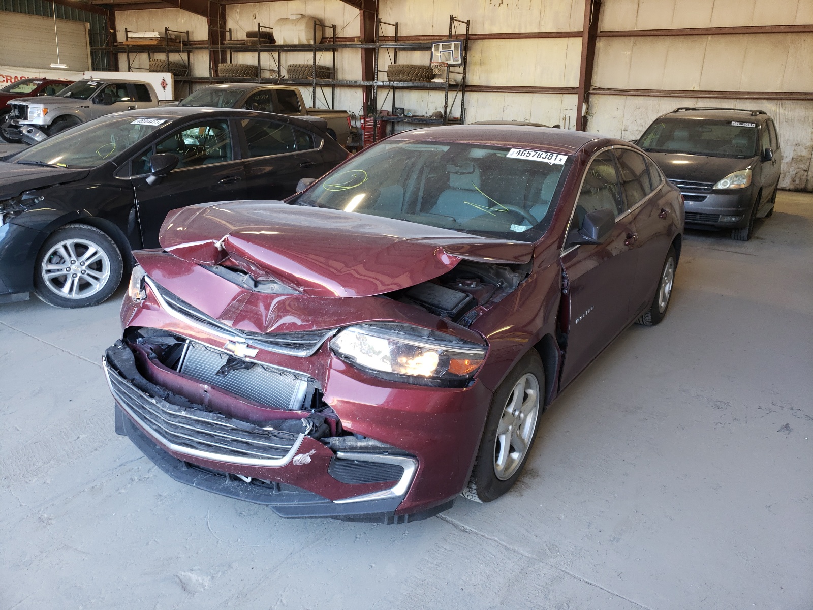 Photo 2 from auction – 2016 CHEVROLET MALIBU LS with VIN 1G1ZB5ST7GF198839