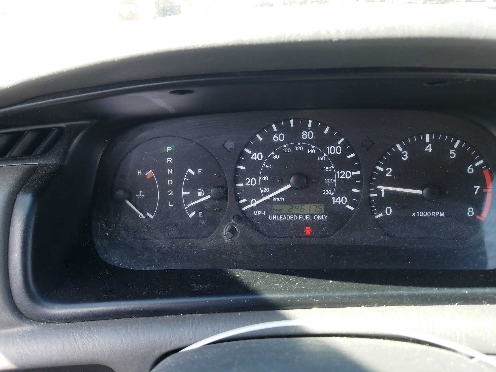 Photo 8 from auction – 1999 TOYOTA CAMRY LE with VIN JT2BF22K8X0163595