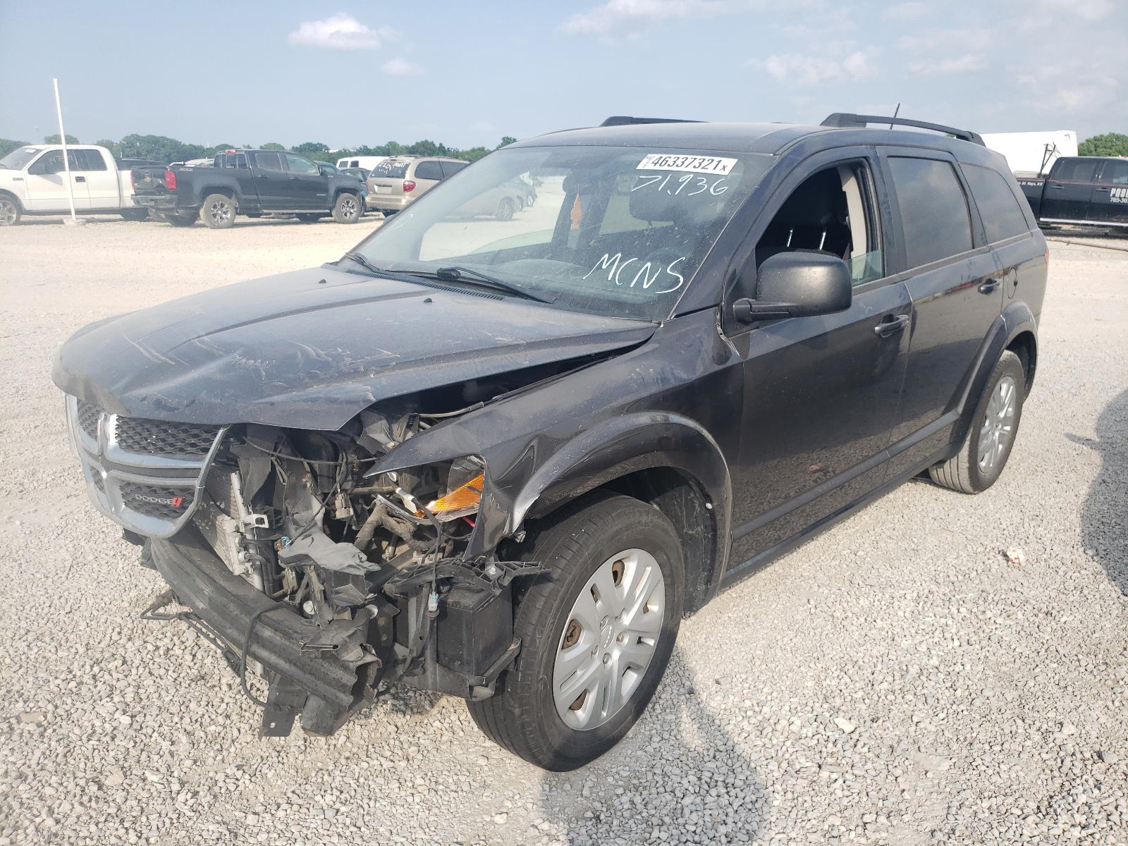 Photo 2 from auction – 2016 DODGE JOURNEY SE with VIN 3C4PDCAB2GT114874
