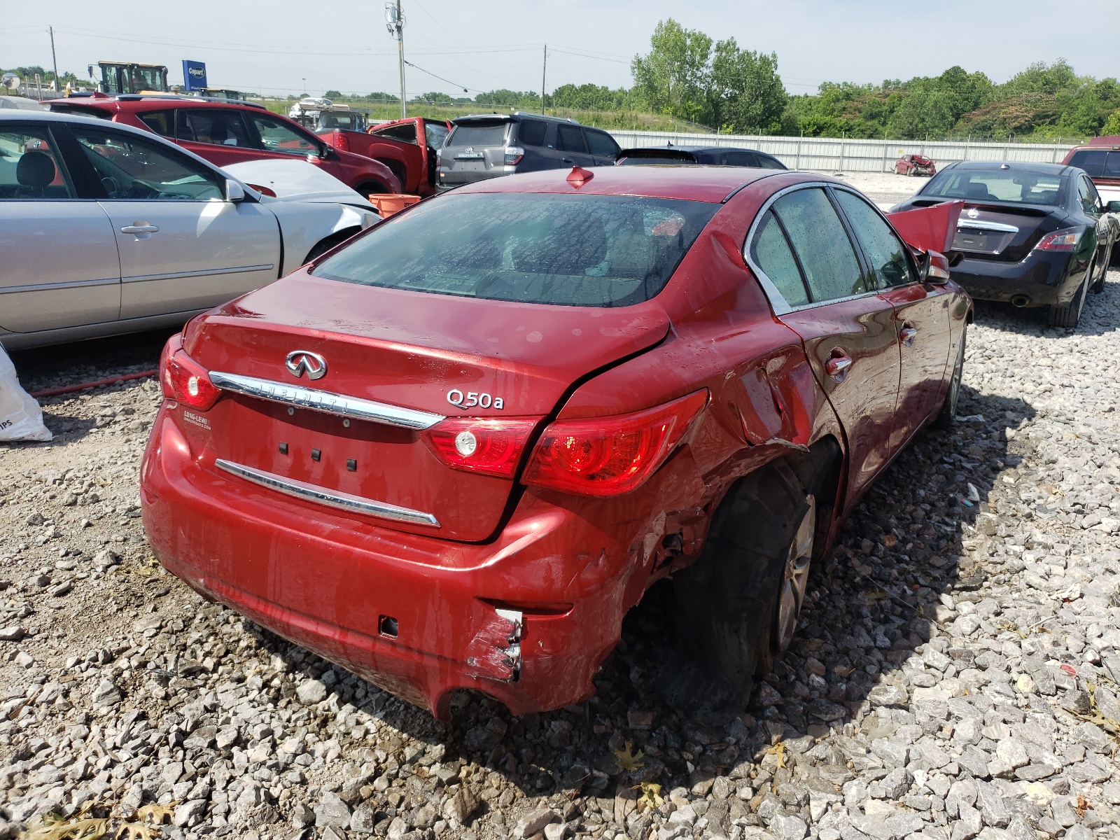 Photo 4 from auction – 2015 INFINITI Q50 BASE with VIN JN1BV7AP7FM337297
