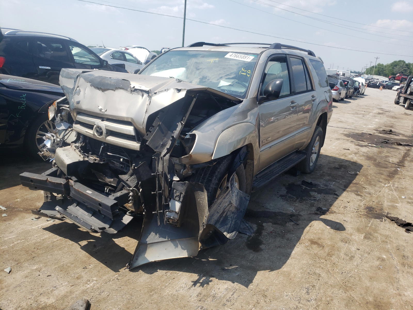 Photo 2 from auction – 2003 TOYOTA 4RUNNER SR with VIN JTEBT14RX30019878