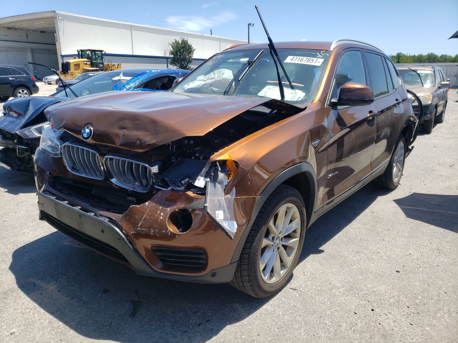 Photo 2 from auction – 2017 BMW X3 XDRIVE2 with VIN 5UXWX9C57H0D95597