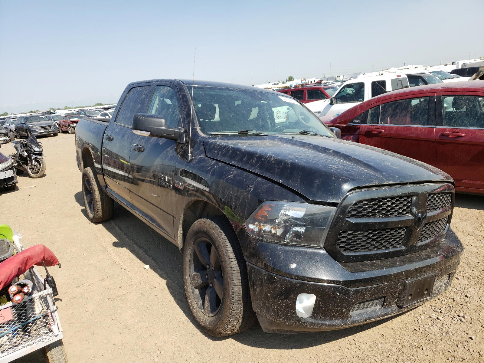RAM 1500 SLT 2018 with VIN 1C6RR7LTXJS281894 - Photo from auction