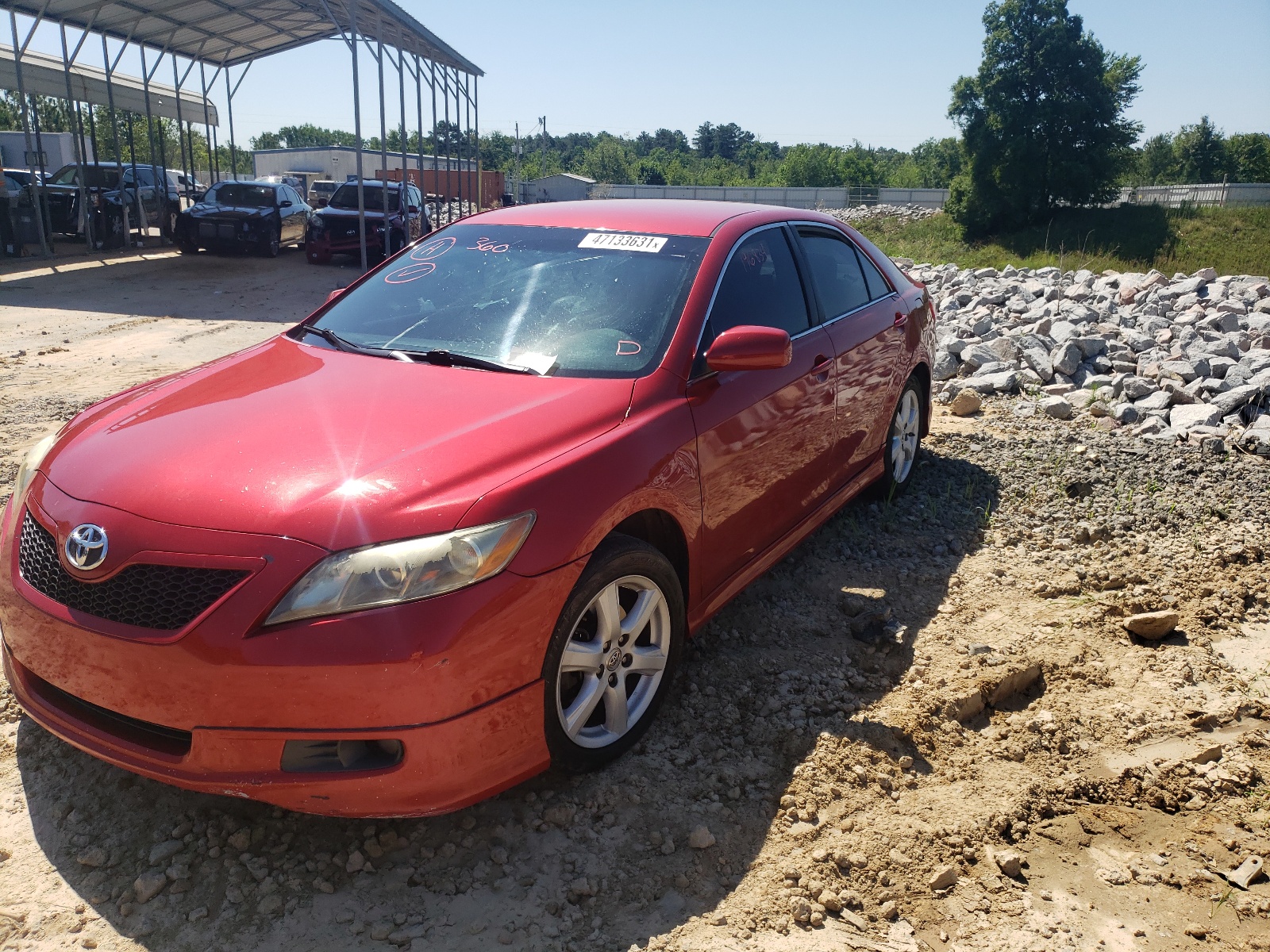 Photo 2 from auction – 2008 TOYOTA CAMRY CE with VIN 4T1BE46K08U258349