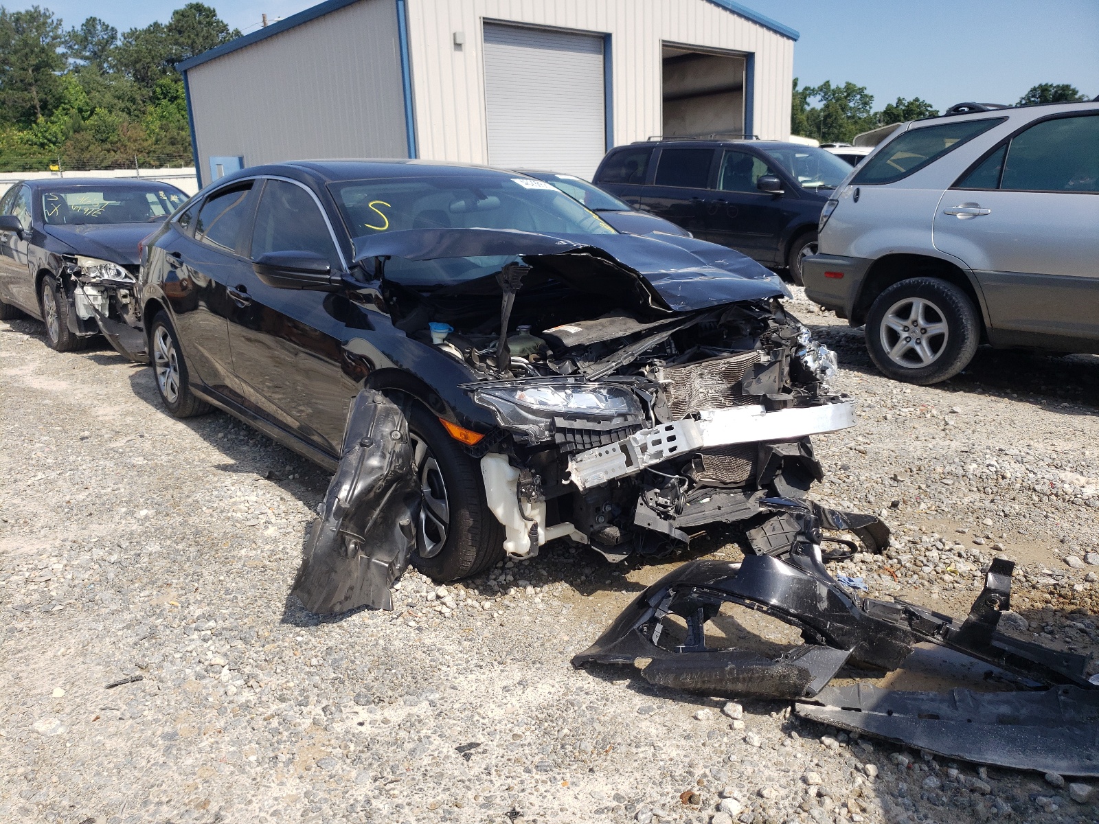 HONDA CIVIC LX 2017 with VIN 2HGFC2F52HH501755 - Photo from auction
