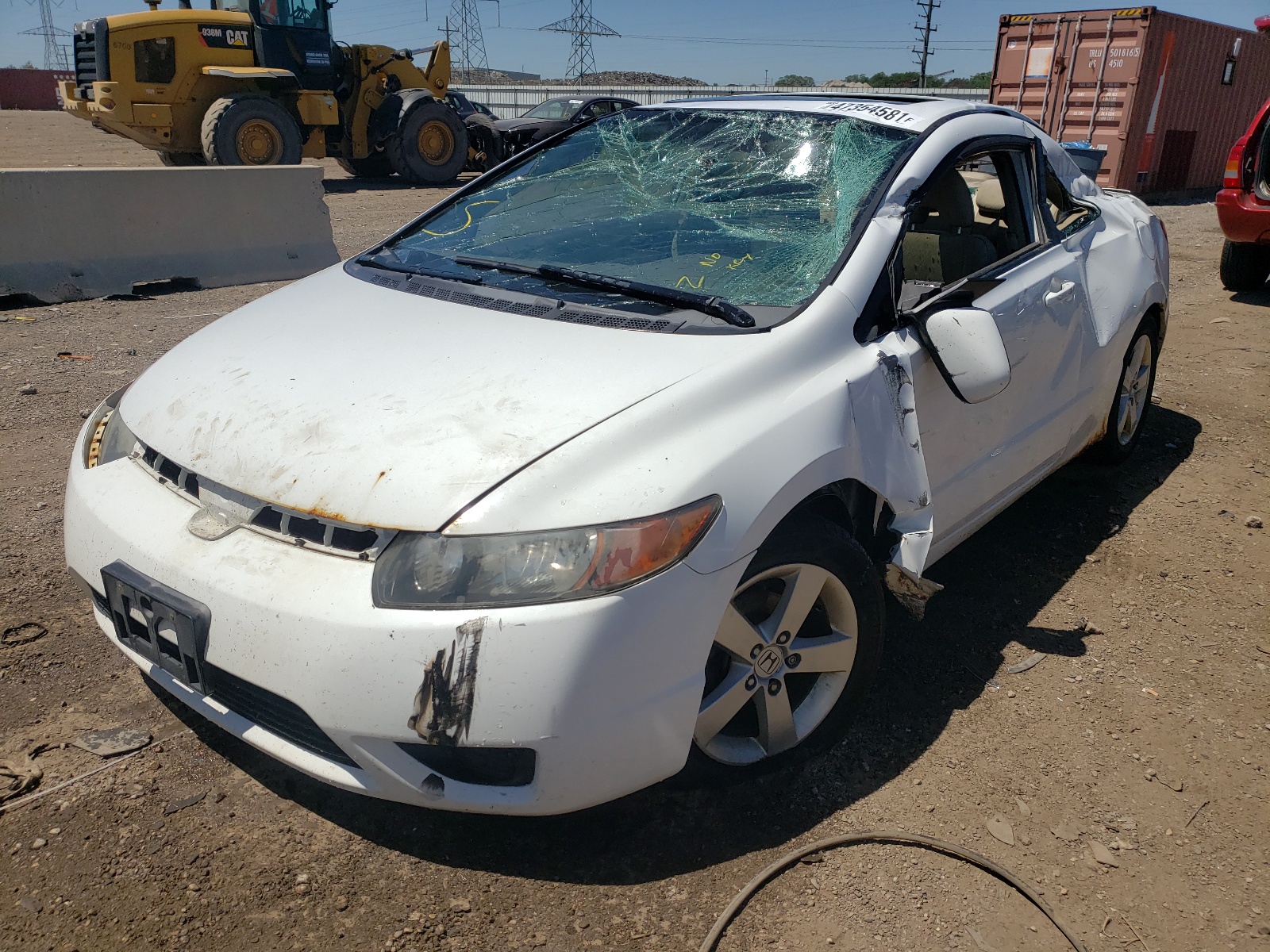 Photo 15 from auction – 2007 HONDA CIVIC EX with VIN 2HGFG12807H552197