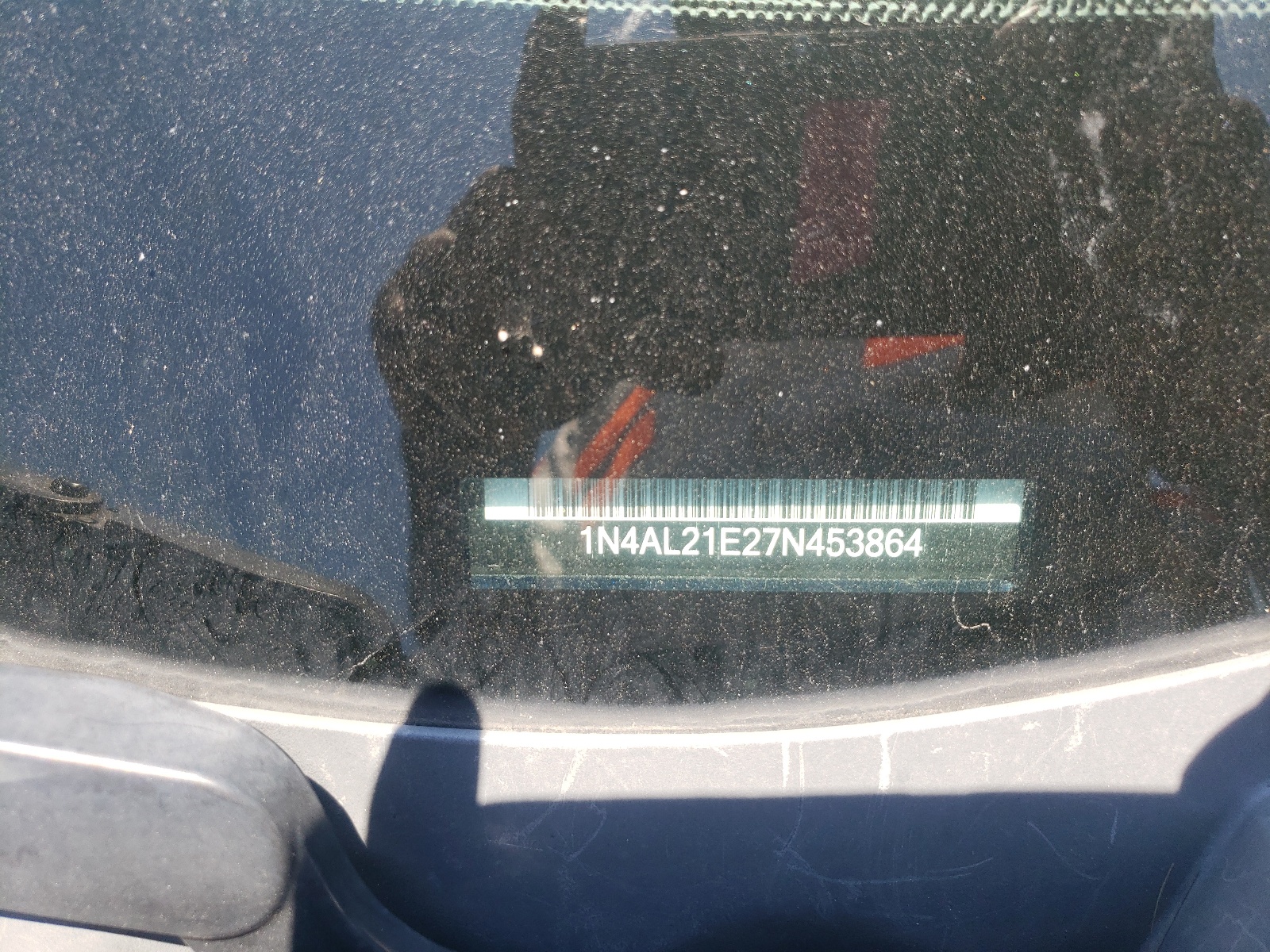 Photo 10 from auction – 2007 NISSAN ALTIMA 2.5 with VIN 1N4AL21E27N453864