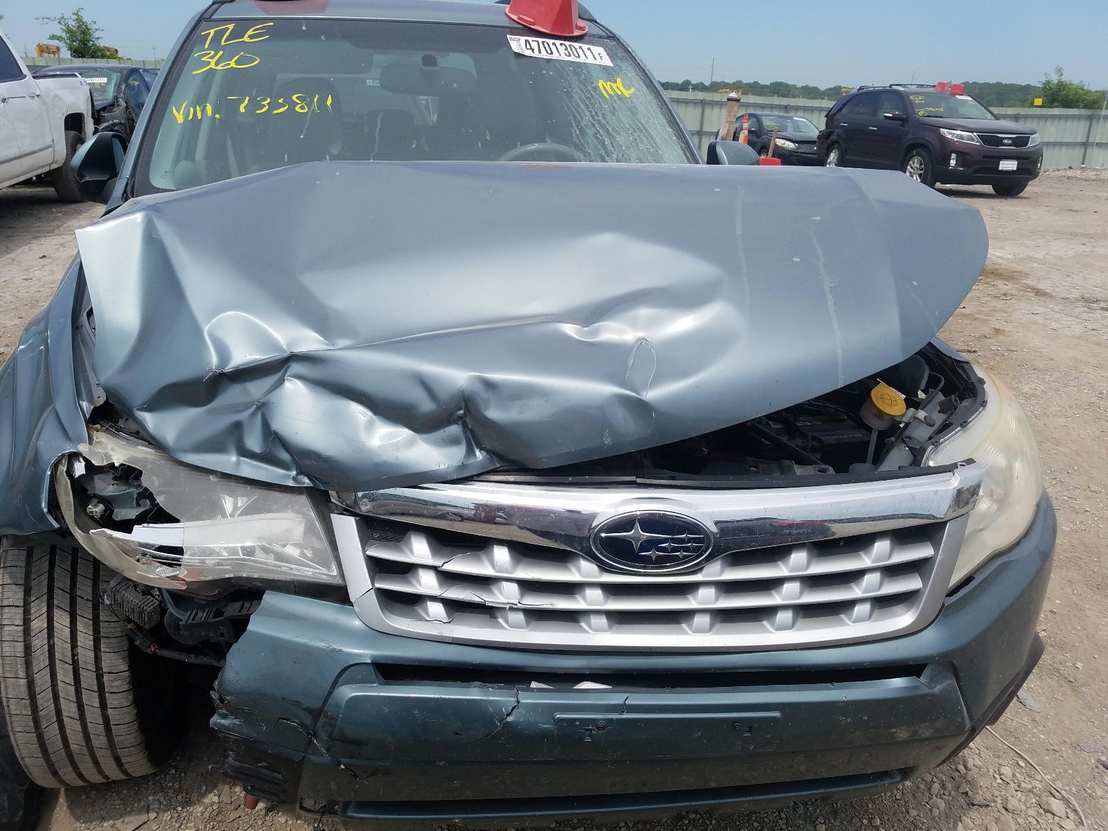 Photo 7 from auction – 2011 SUBARU FORESTER L with VIN JF2SHBECXBH733811