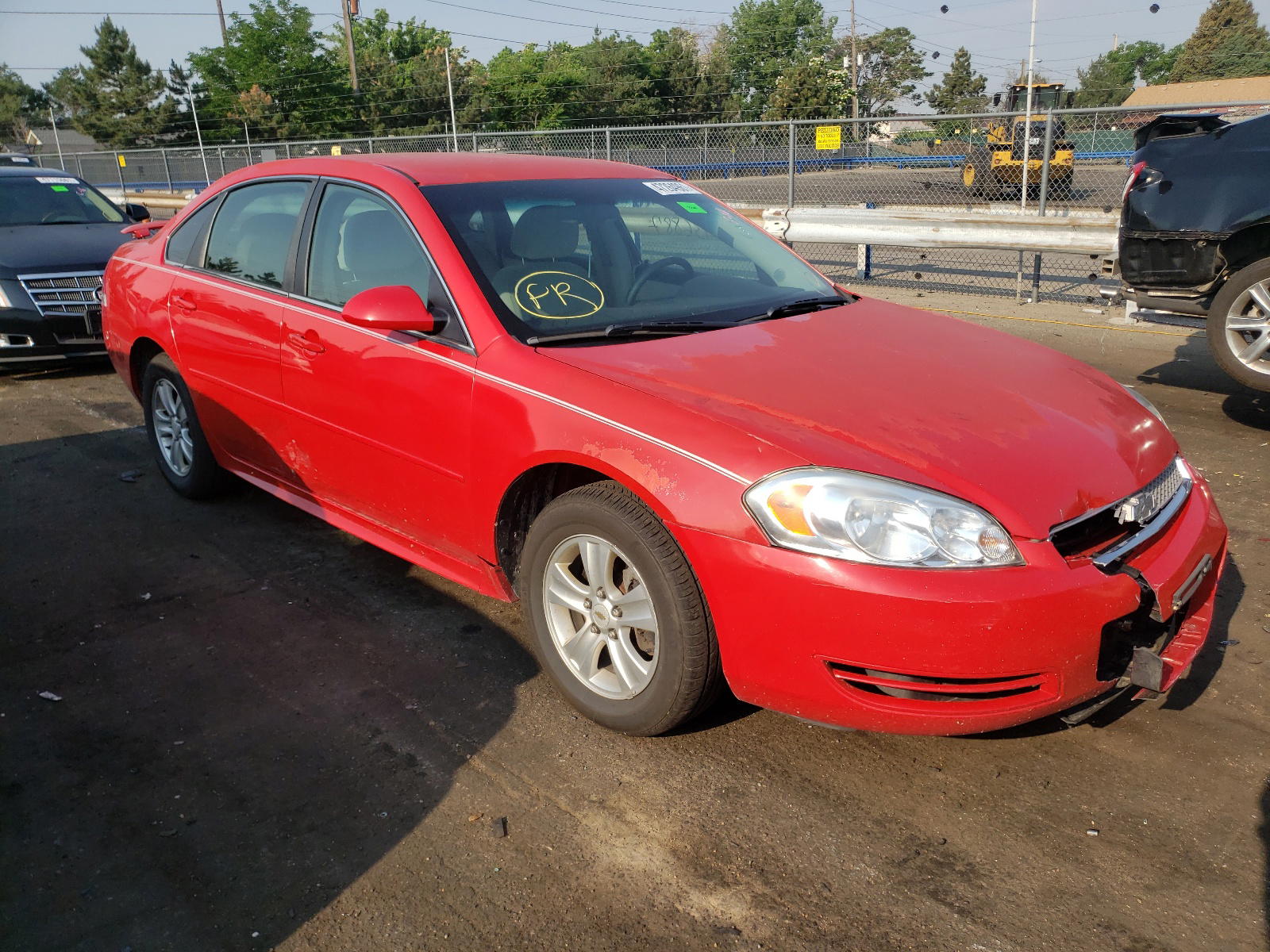 CHEVROLET IMPALA LS 2012 with VIN 2G1WF5E34C1156200 - Photo from auction