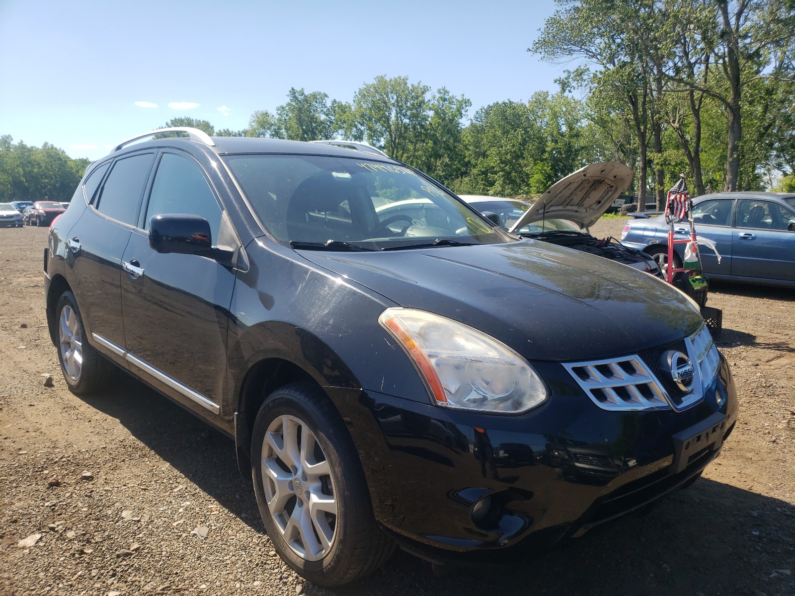 NISSAN ROGUE 2012 with VIN JN8AS5MV3CW411111 - Photo from auction
