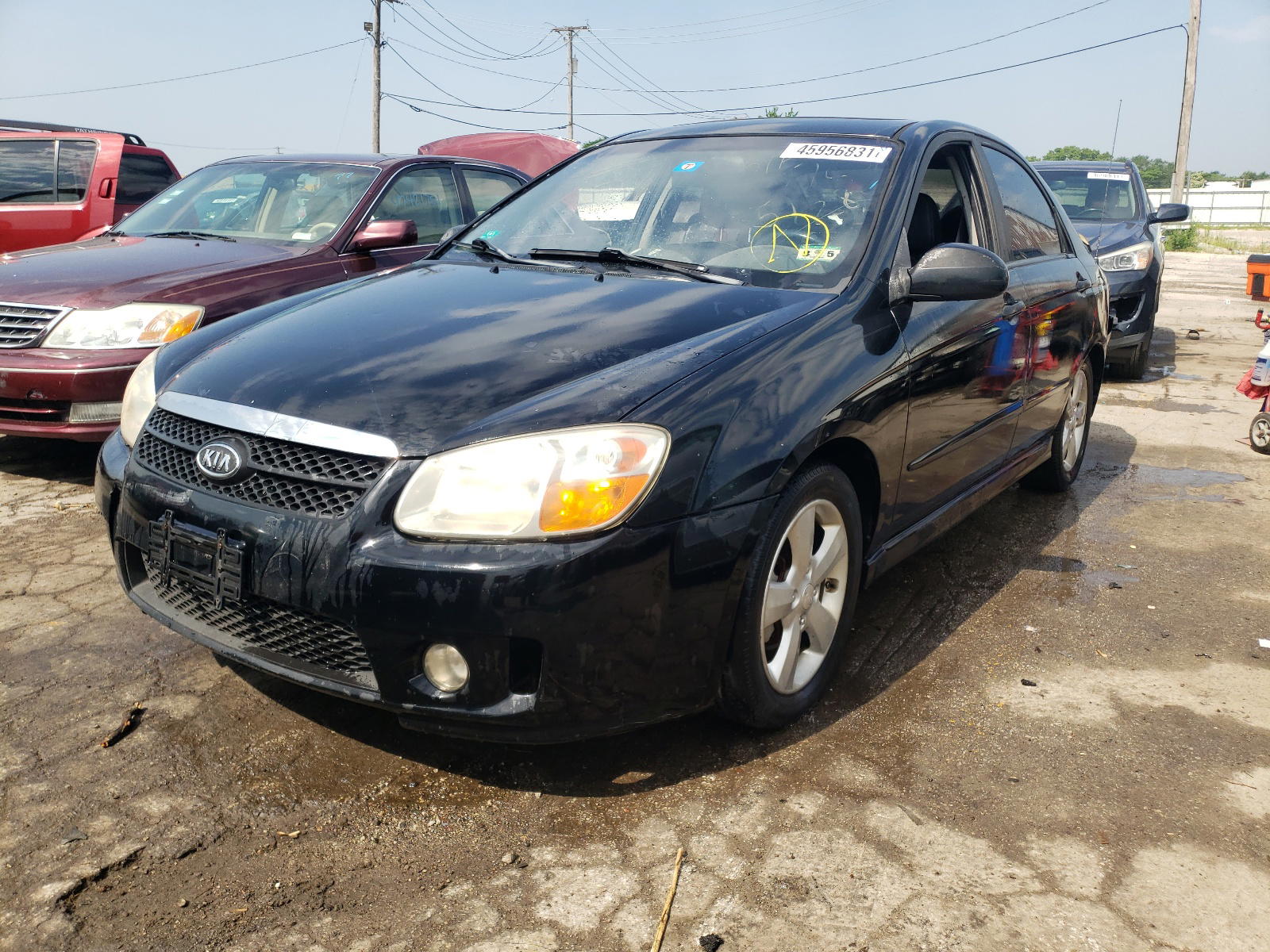 Photo 2 from auction – 2008 KIA SPECTRA EX with VIN KNAFE121885016241