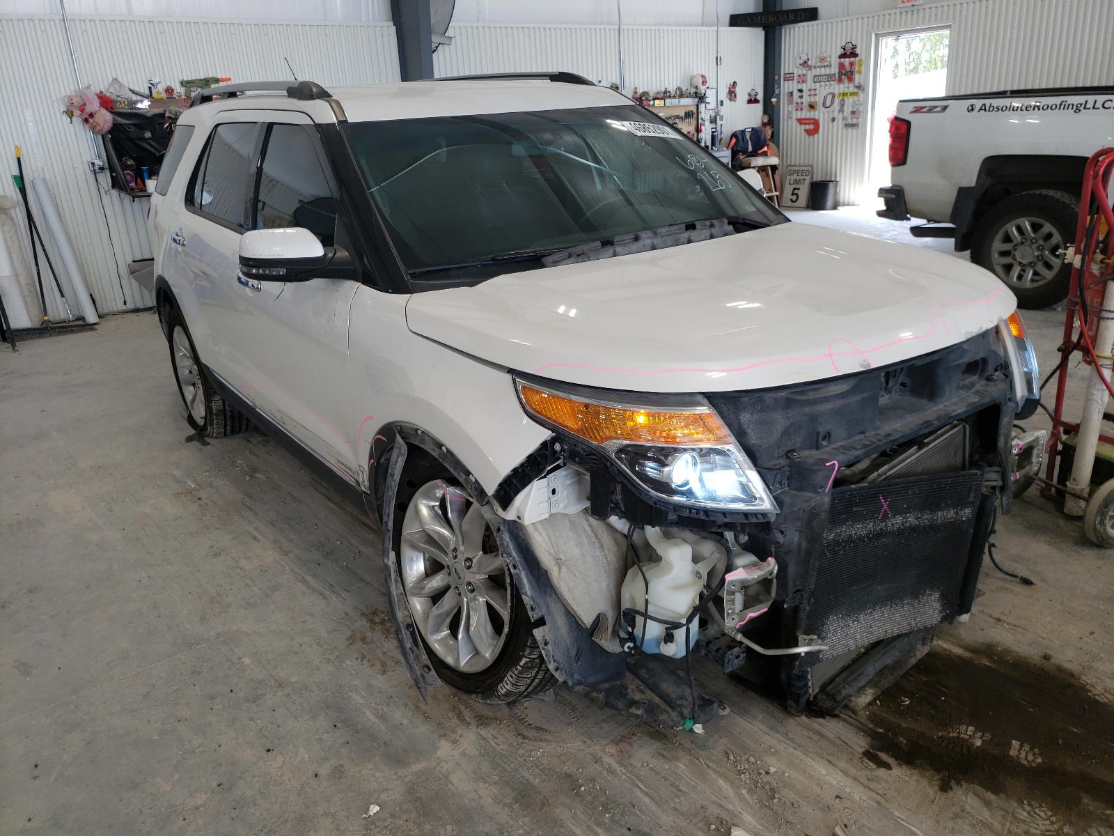 FORD EXPLORER L 2013 with VIN 1FM5K8F80DGB62764 - Photo from auction