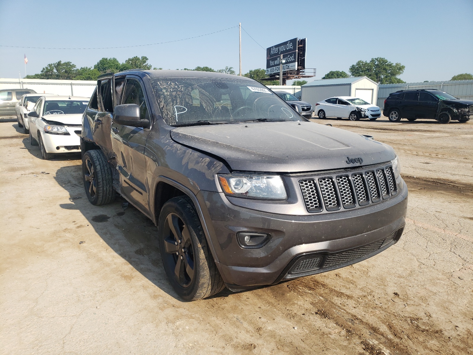 JEEP GRAND CHER 2014 with VIN 1C4RJFAG1EC541311 - Photo from auction