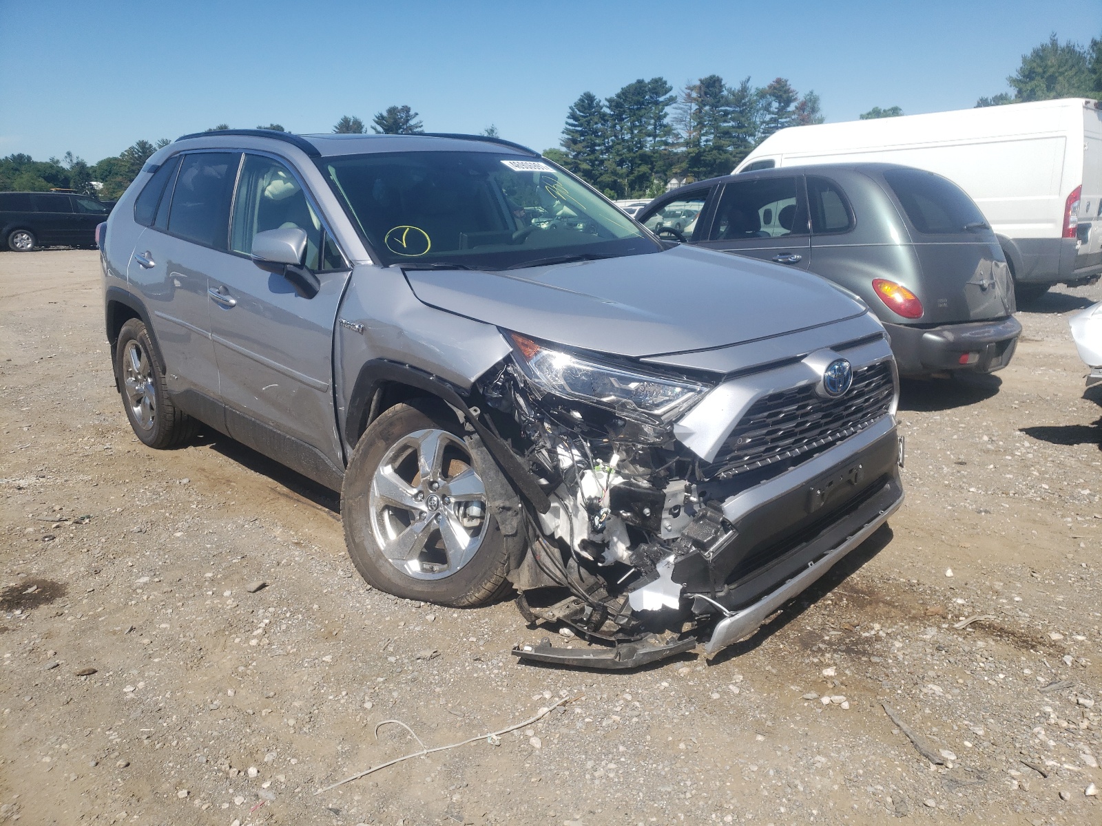 TOYOTA RAV4 LIMIT 2019 with VIN JTMDWRFV0KD006447 - Photo from auction