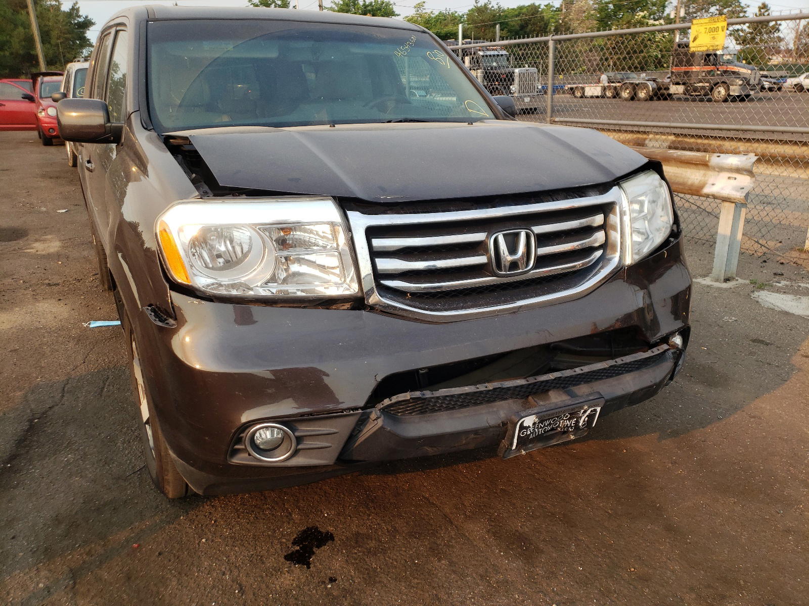 Photo 9 from auction – 2013 HONDA PILOT EXL with VIN 5FNYF4H53DB010022