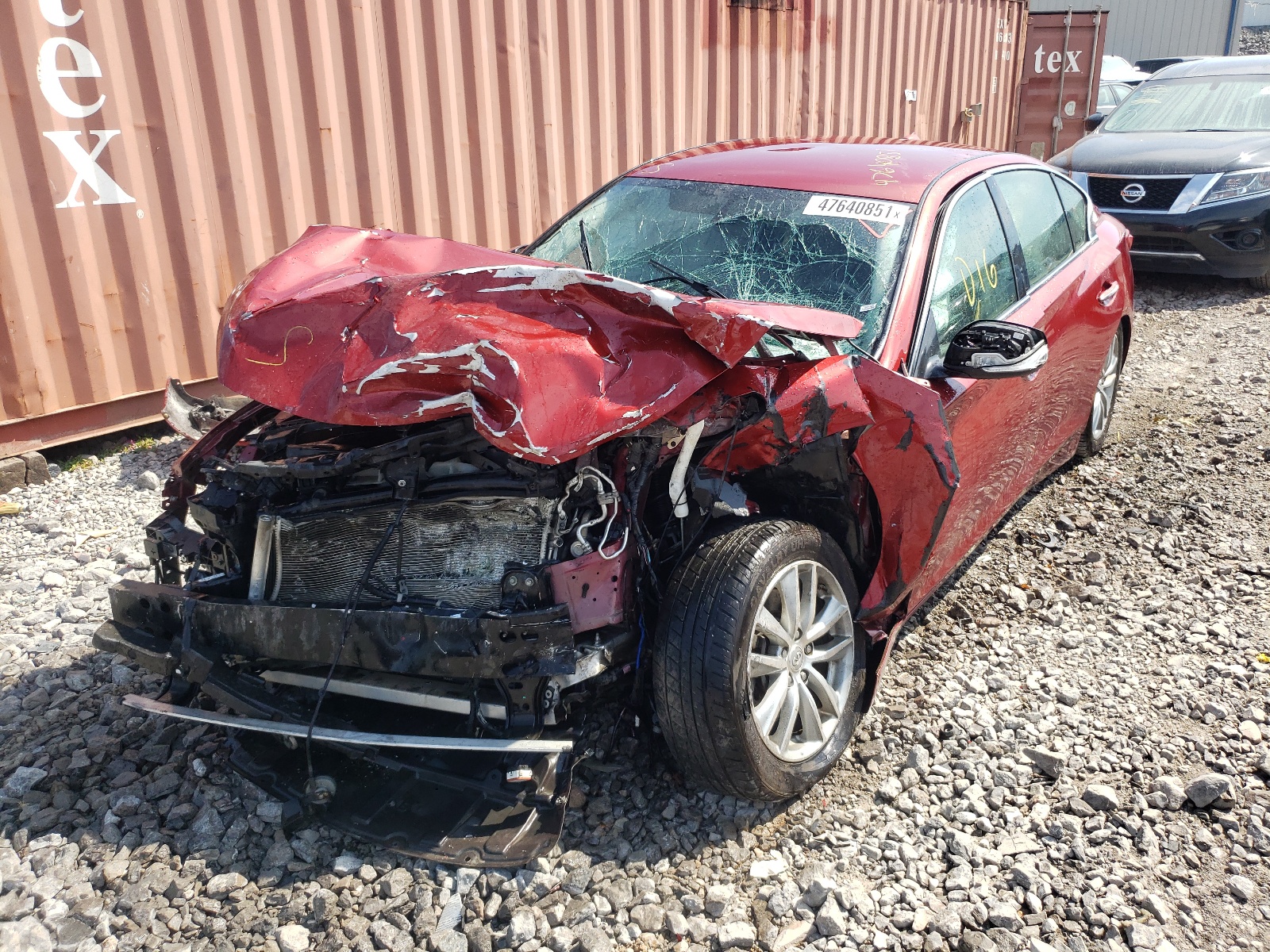 Photo 2 from auction – 2015 INFINITI Q50 BASE with VIN JN1BV7AP7FM337297
