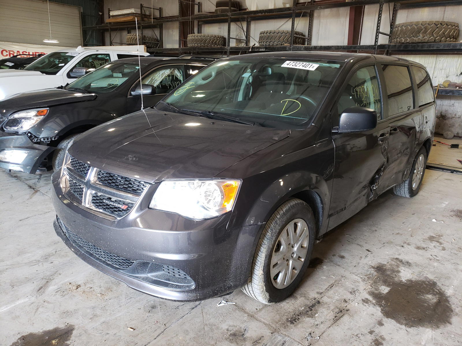 Photo 2 from auction – 2019 DODGE GRAND CARA with VIN 2C4RDGBG2KR587356