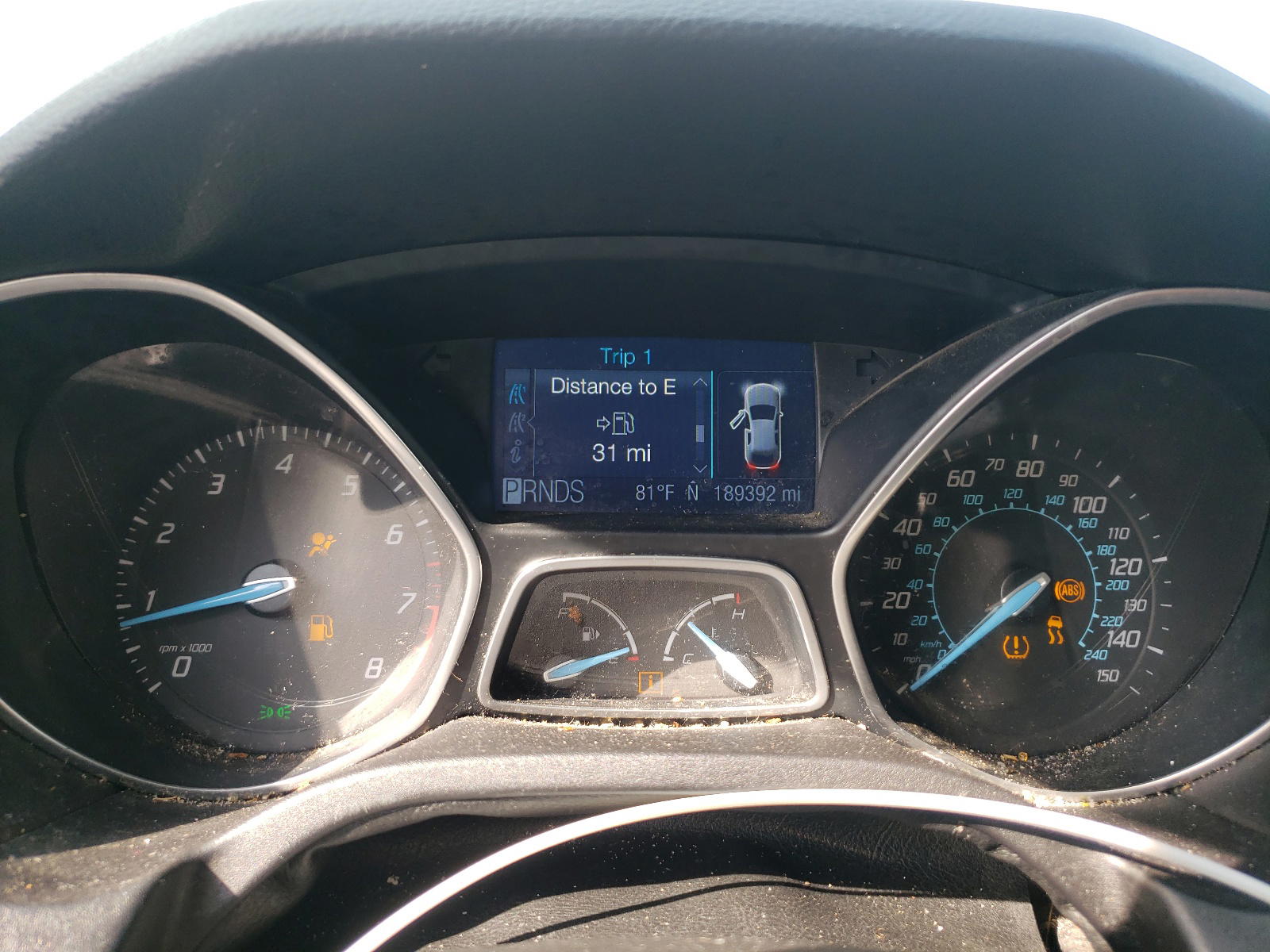Photo 8 from auction – 2012 FORD FOCUS SEL with VIN 1FAHP3M20CL358249