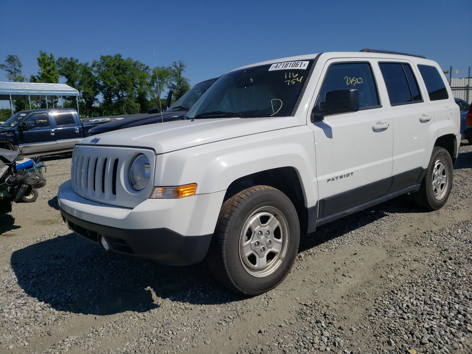 Photo 2 from auction – 2017 JEEP PATRIOT SP with VIN 1C4NJPBA7HD116754