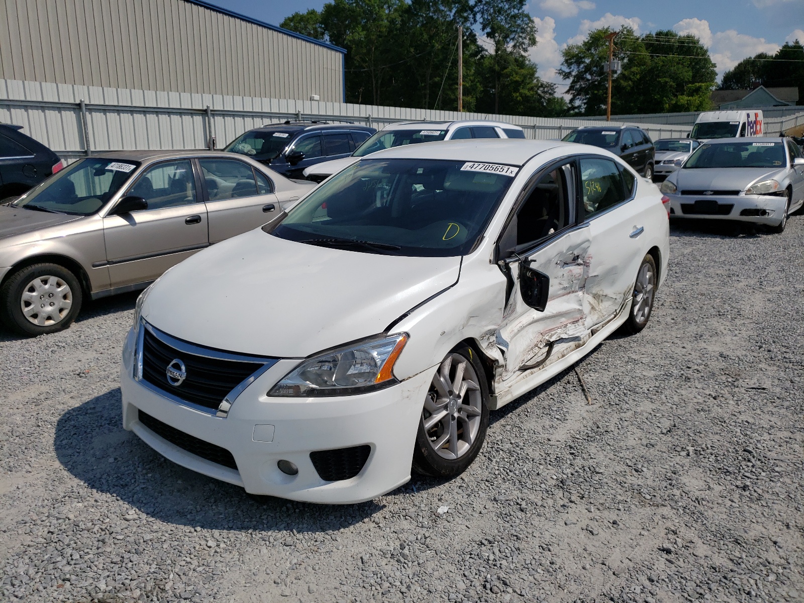 Photo 2 from auction – 2014 NISSAN SENTRA S with VIN 3N1AB7AP4EY288057