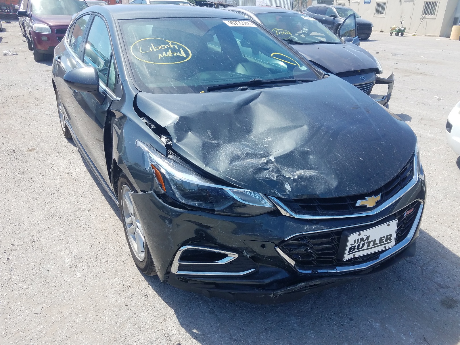 Photo 9 from auction – 2017 CHEVROLET CRUZE LT with VIN 3G1BE6SM5HS594983