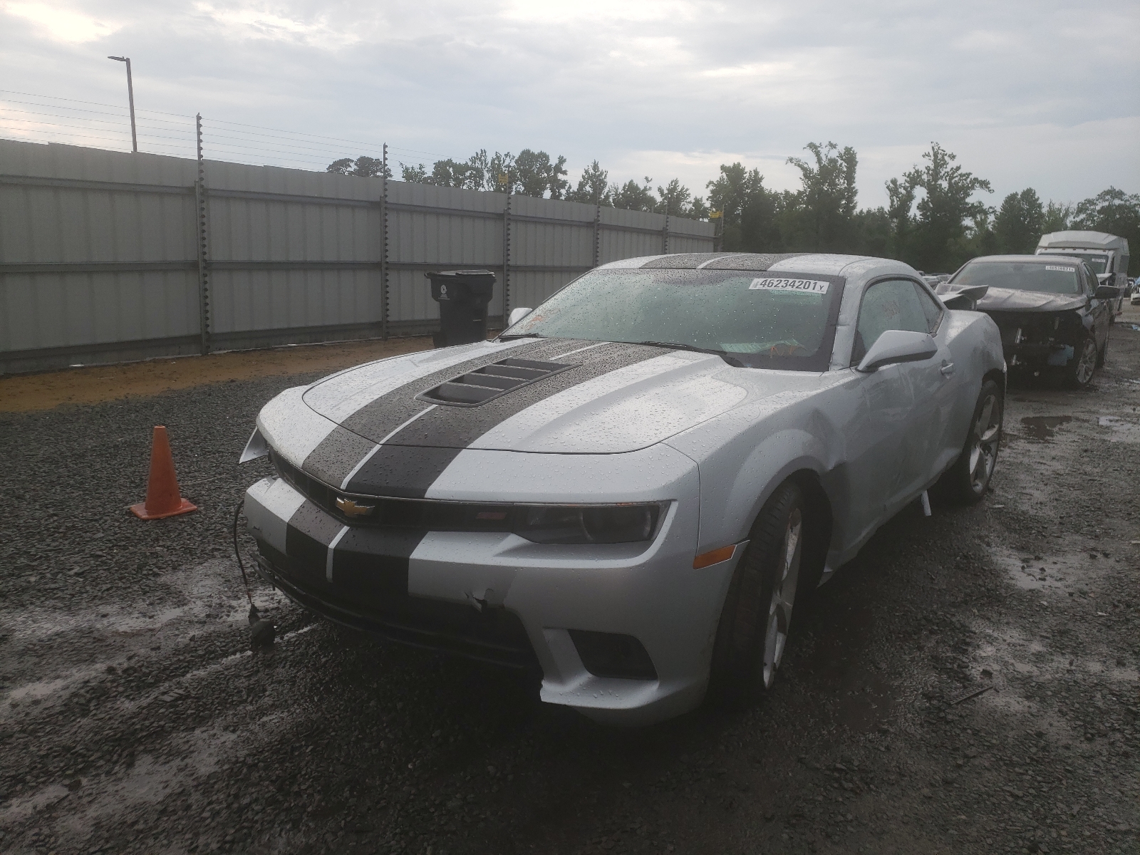 Photo 2 from auction – 2015 CHEVROLET CAMARO SS with VIN 2G1FH1EJ5F9255261