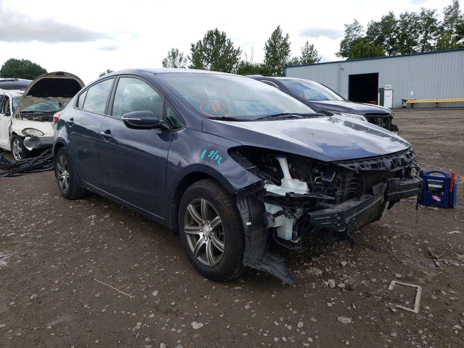 KIA FORTE LX 2015 with VIN KNAFX4A67F5308422 - Photo from auction