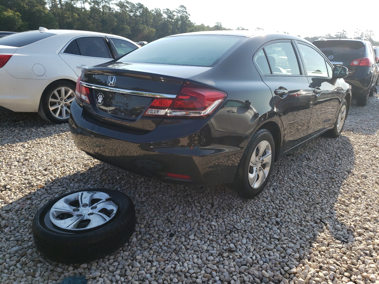 Photo 4 from auction – 2013 HONDA CIVIC LX with VIN 19XFB2F54DE238174